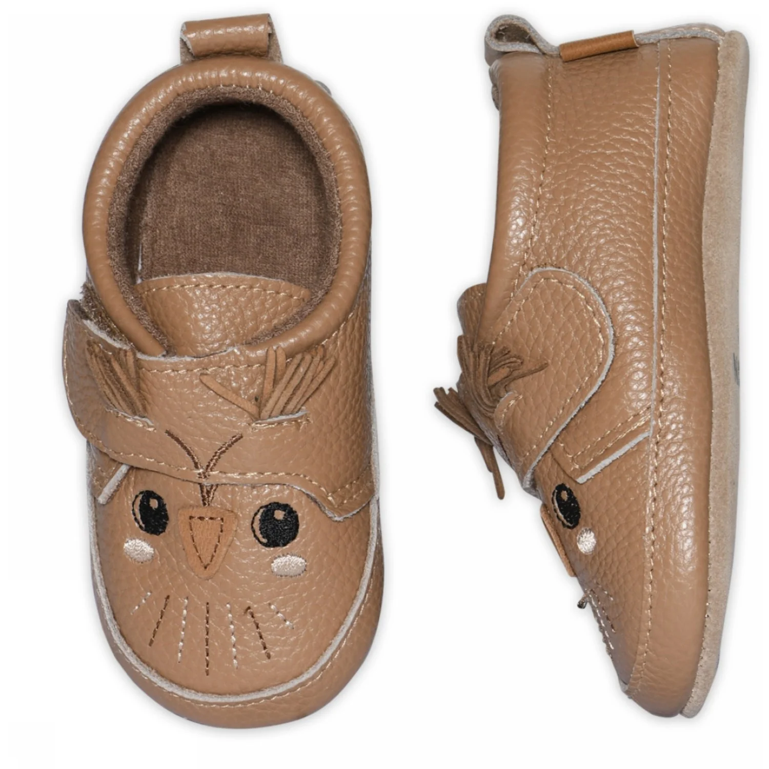 MELTON Biscuit Owl Læder Futter