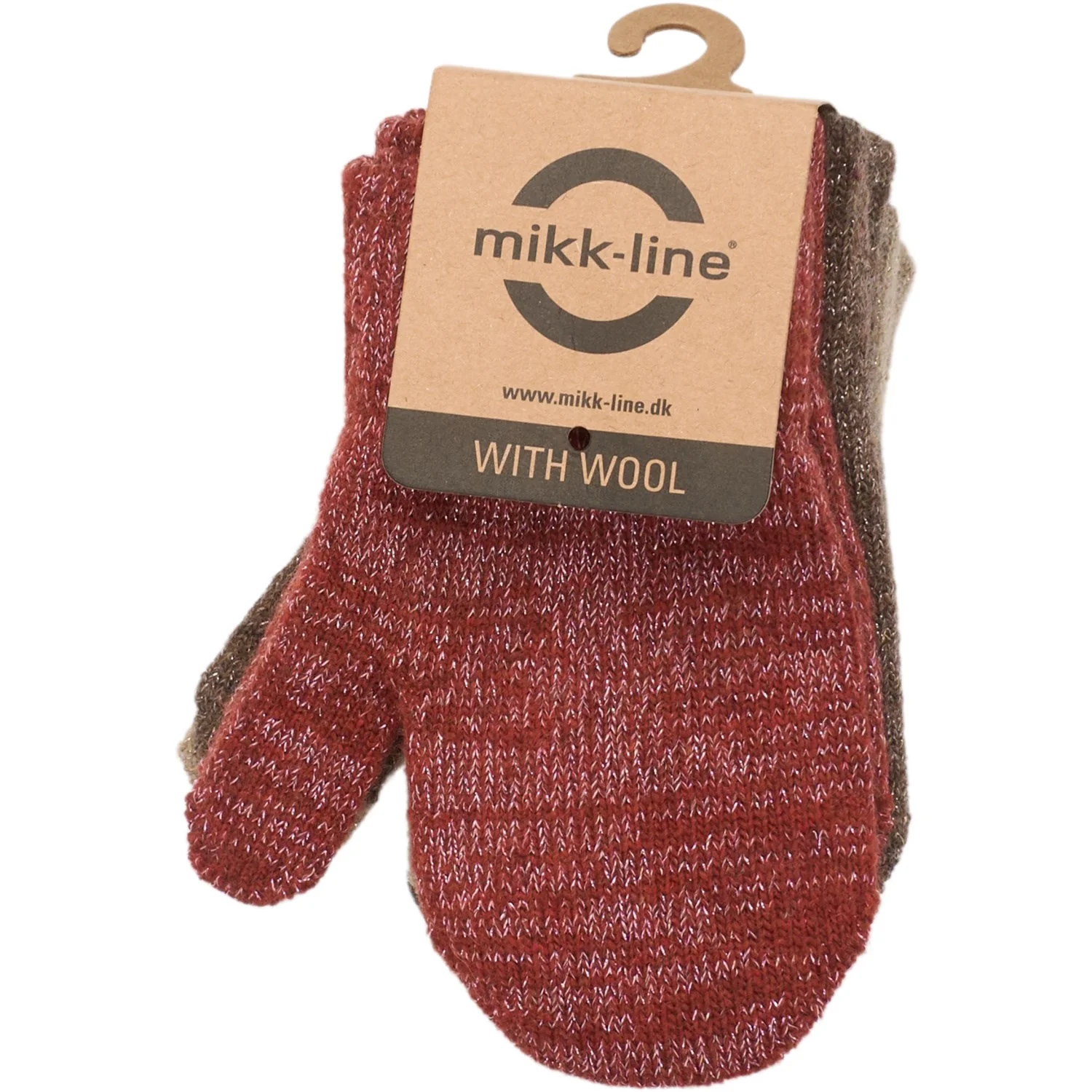 Mikk-Line Apple Butter-Chocolate Chip-Doeskin Magic Handsker 3 Pak Med Lurex - Image 5