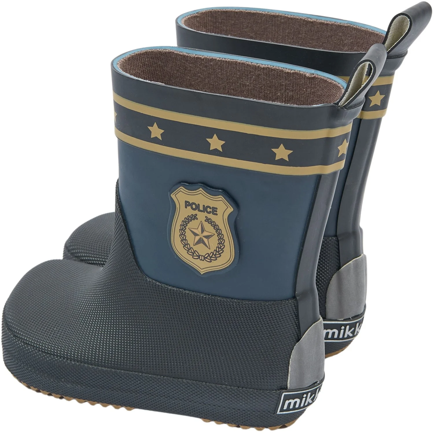 Mikk-Line Blue Nights Gummistøvler Police Barefoot - Image 6