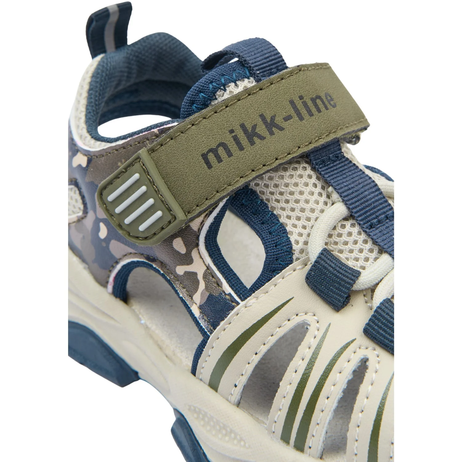 Mikk-Line Blue Nights Sandal Mesh Med Velcro - Image 2