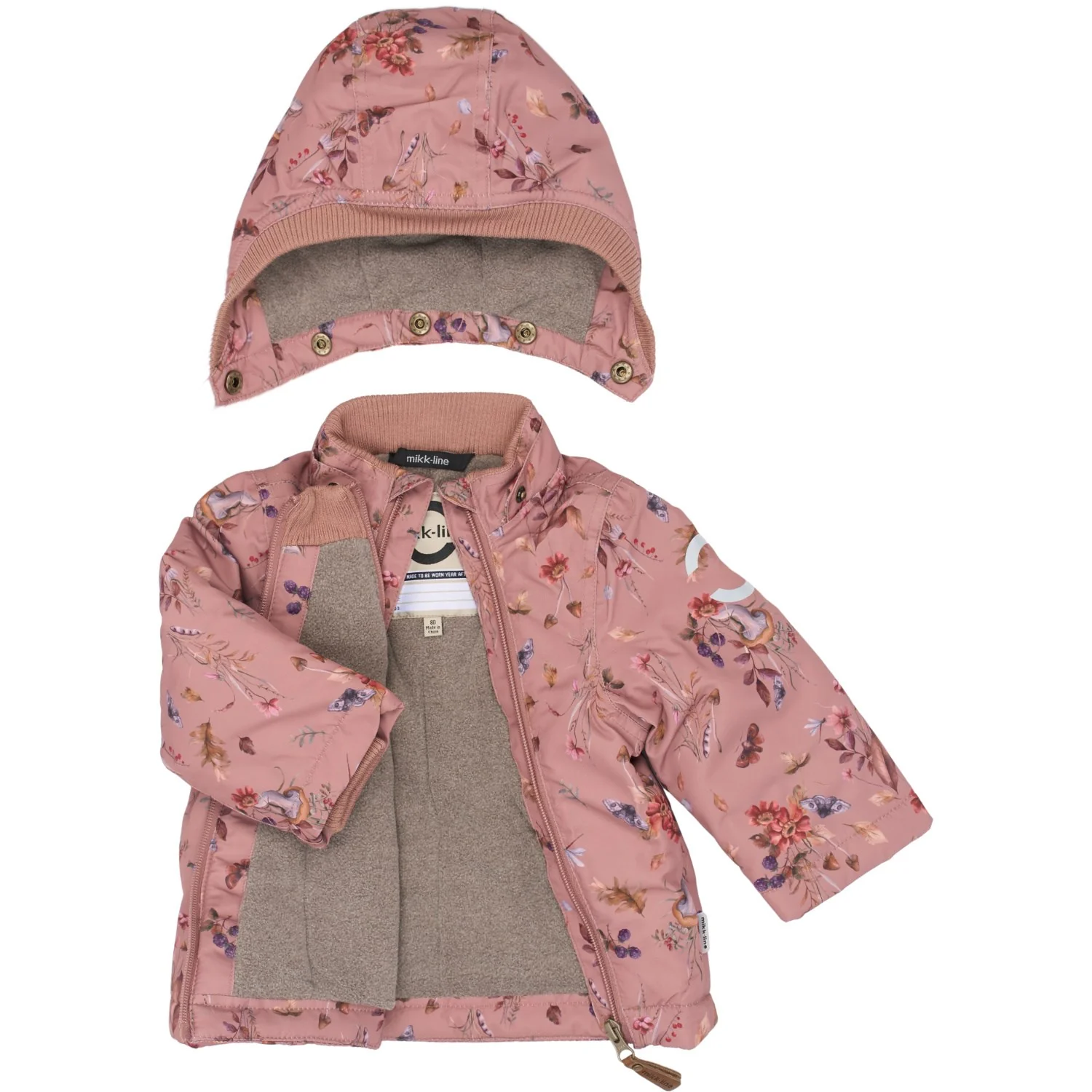 Mikk-Line Burlwood Polyester Baby Jakke AOP - Image 4