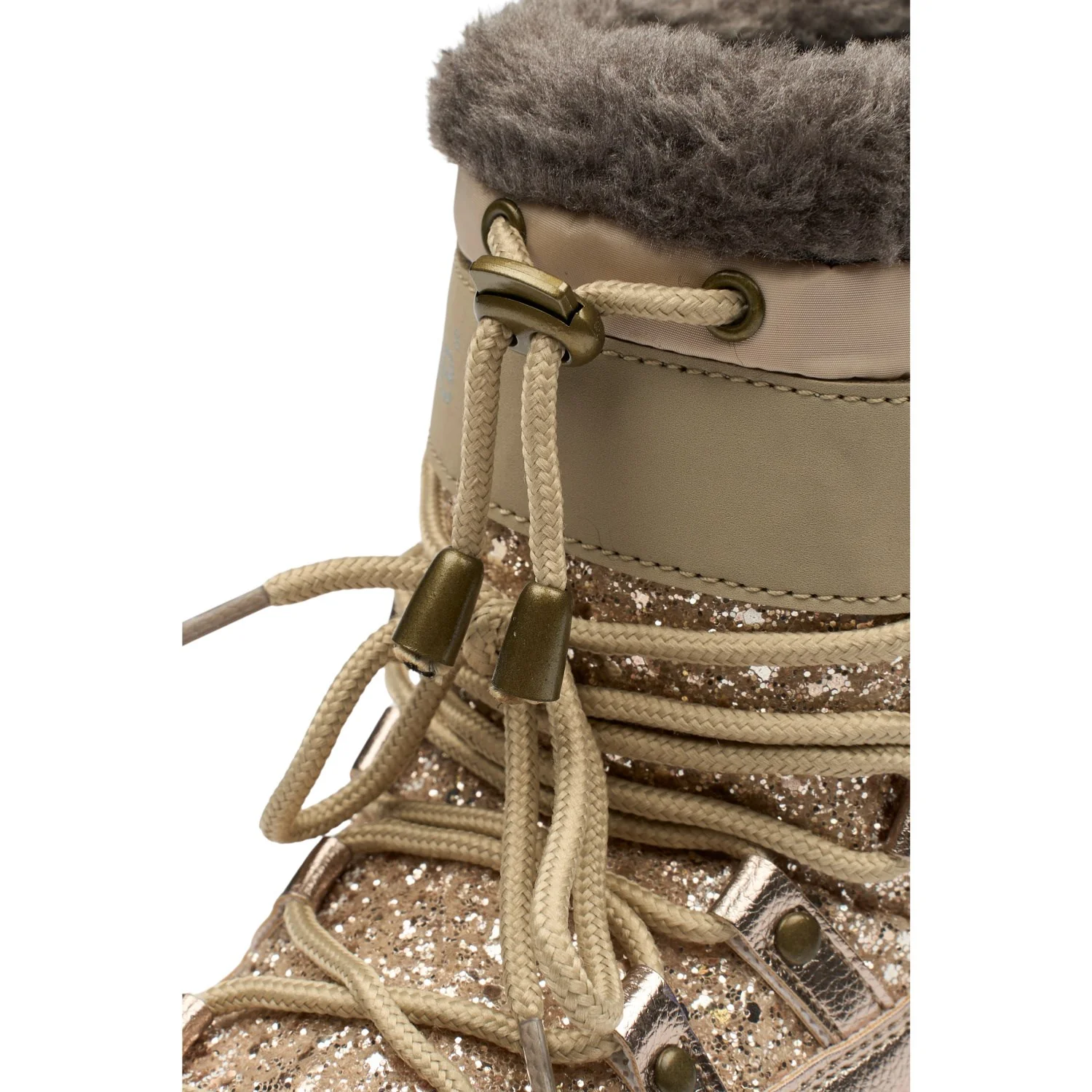Mikk-Line Champagne Glitter Snow Støvle Glitter - Image 2