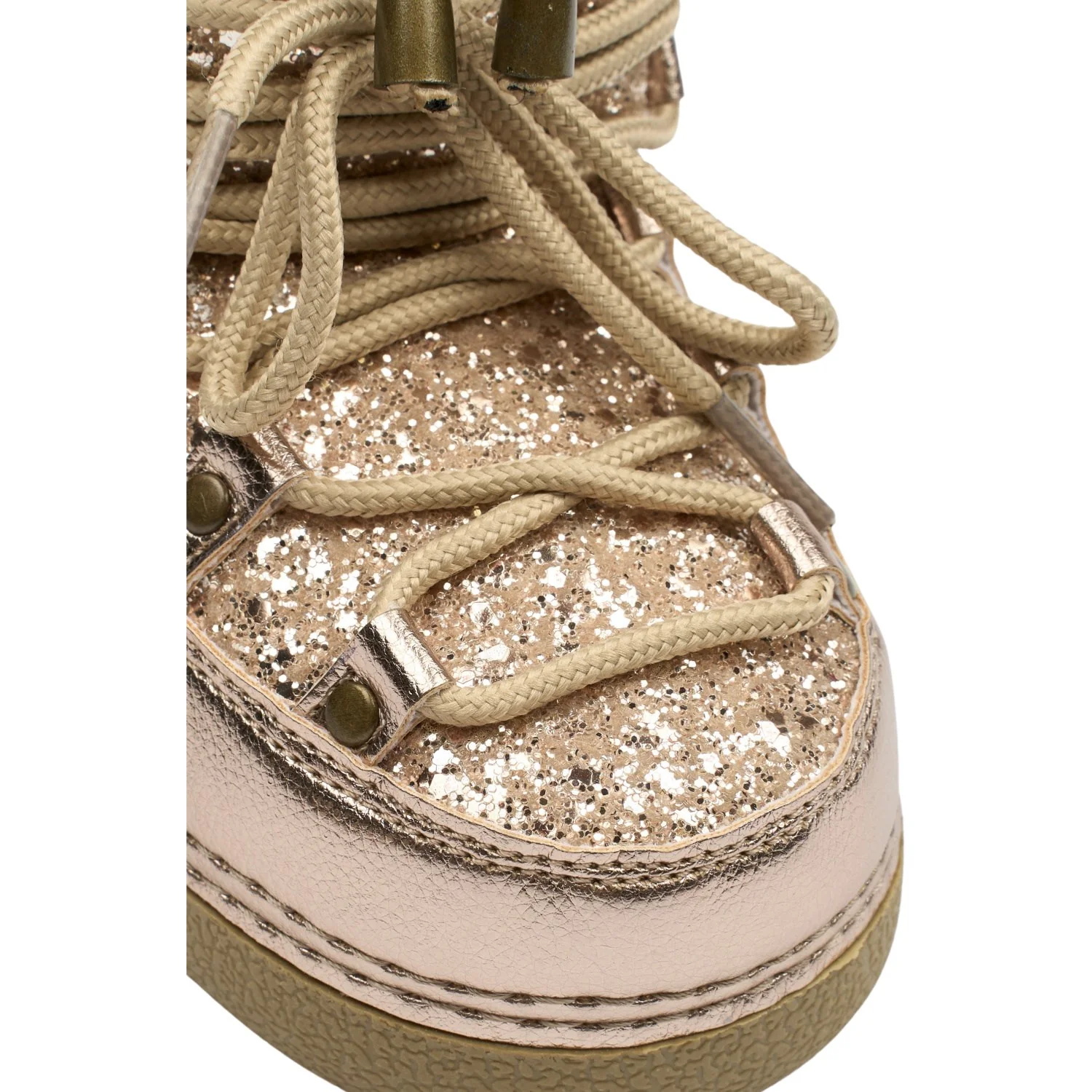 Mikk-Line Champagne Glitter Snow Støvle Glitter - Image 3