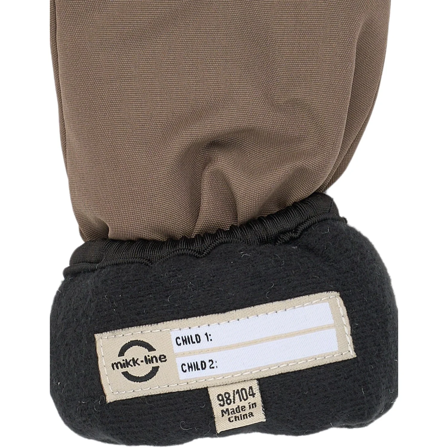 Mikk-Line Chocolate Chip Polyester Vanter - Image 3