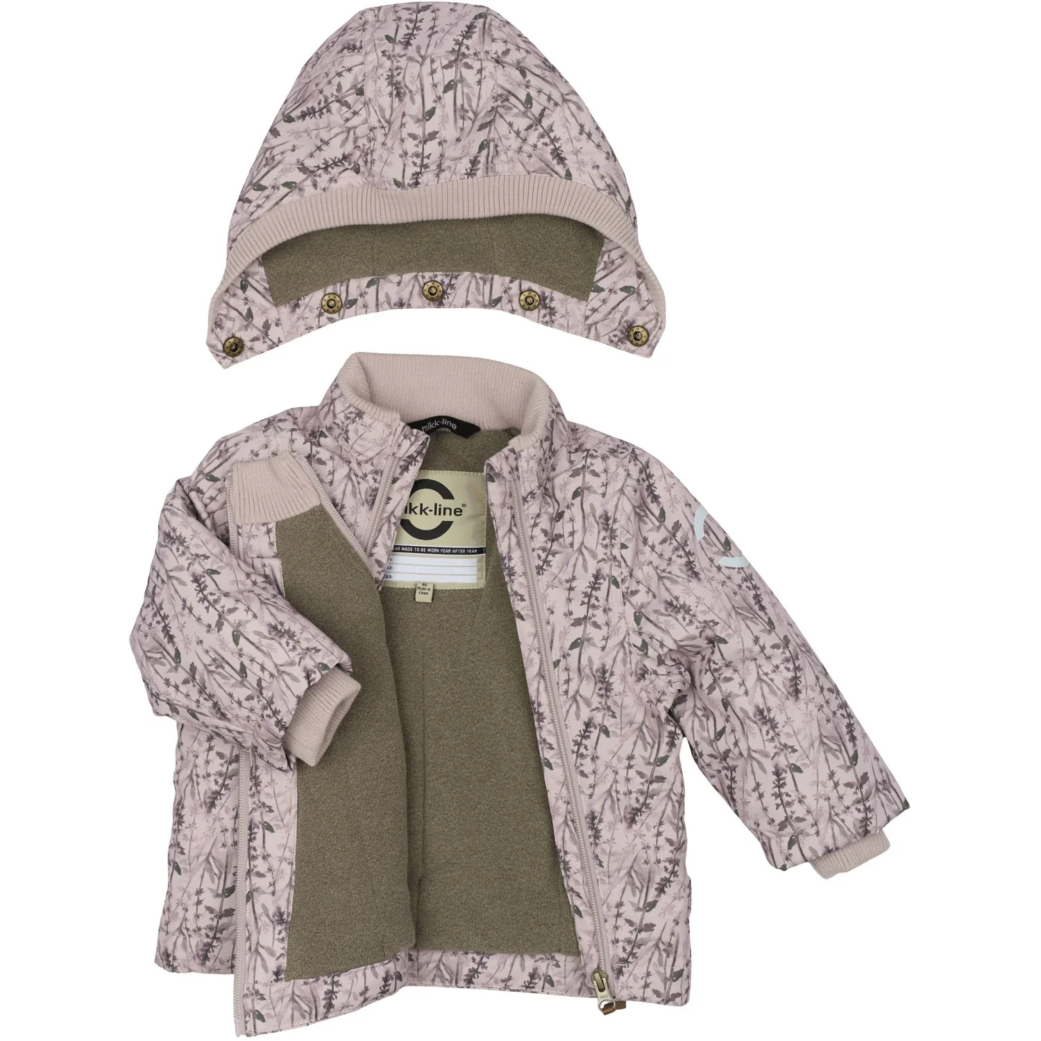 Mikk-Line Cloud Gray Polyester Baby Jakke AOP - Image 6