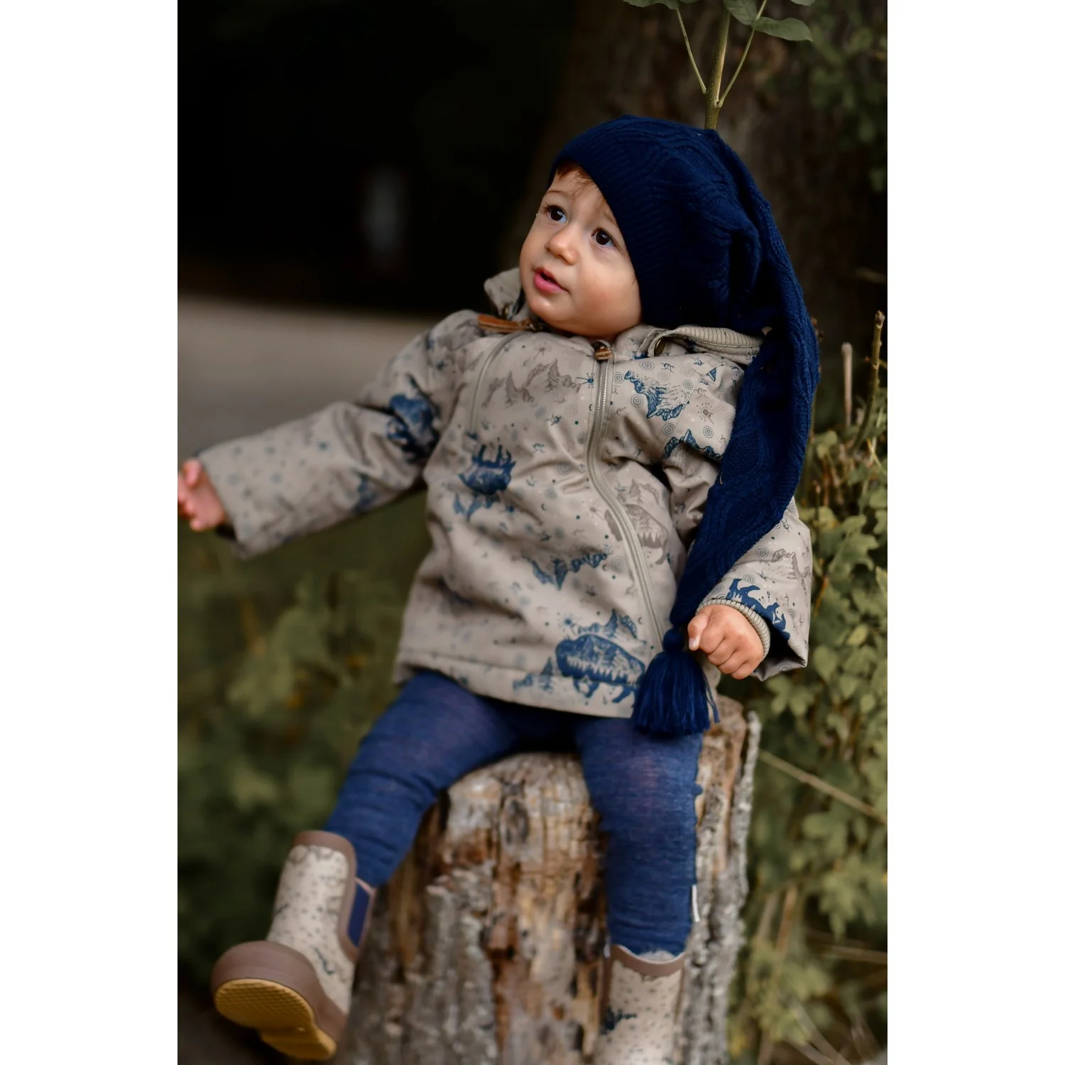 Mikk-Line Coriander Polyester Baby Jakke AOP - Image 3