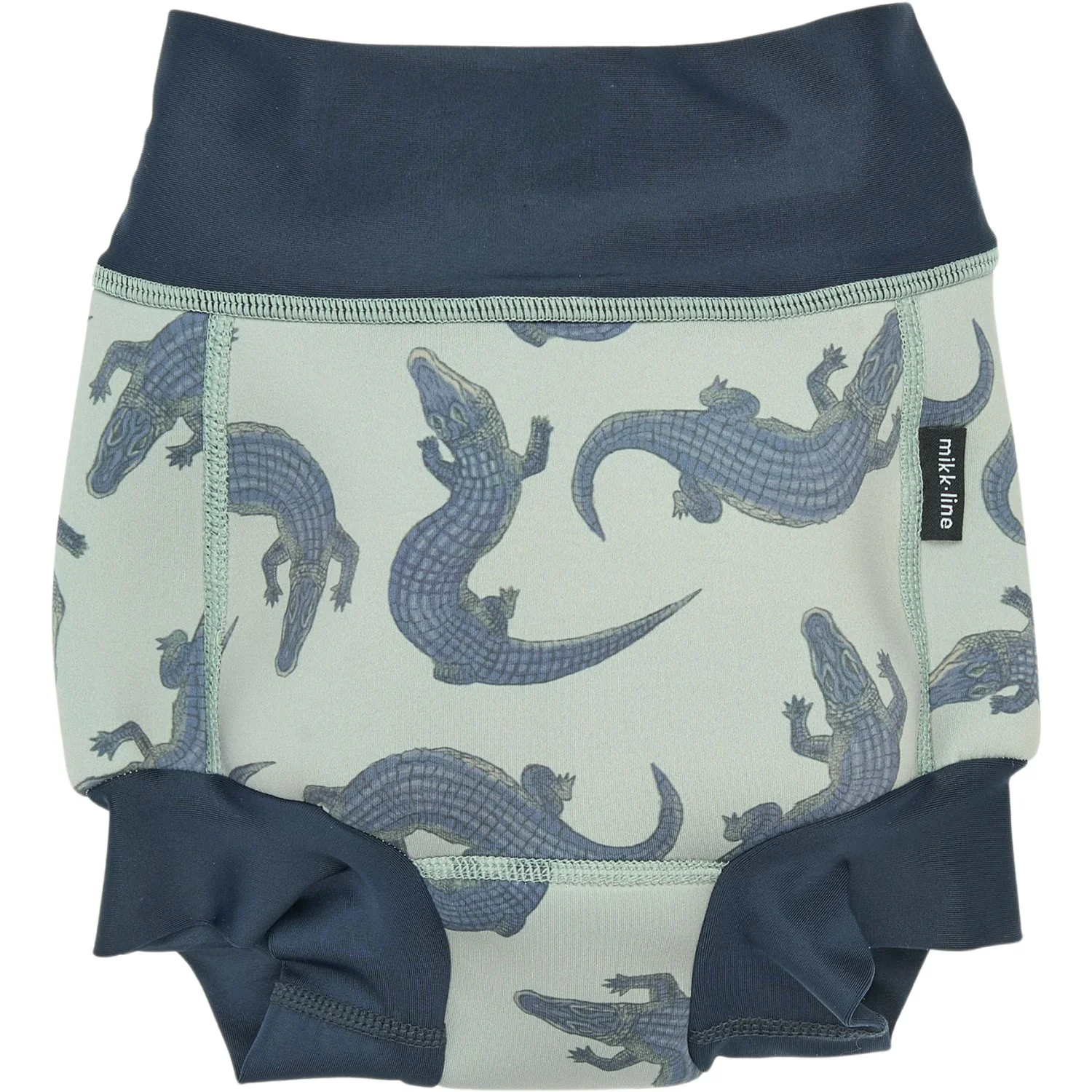 Mikk-Line Croco AOP Blebadebukser AOP