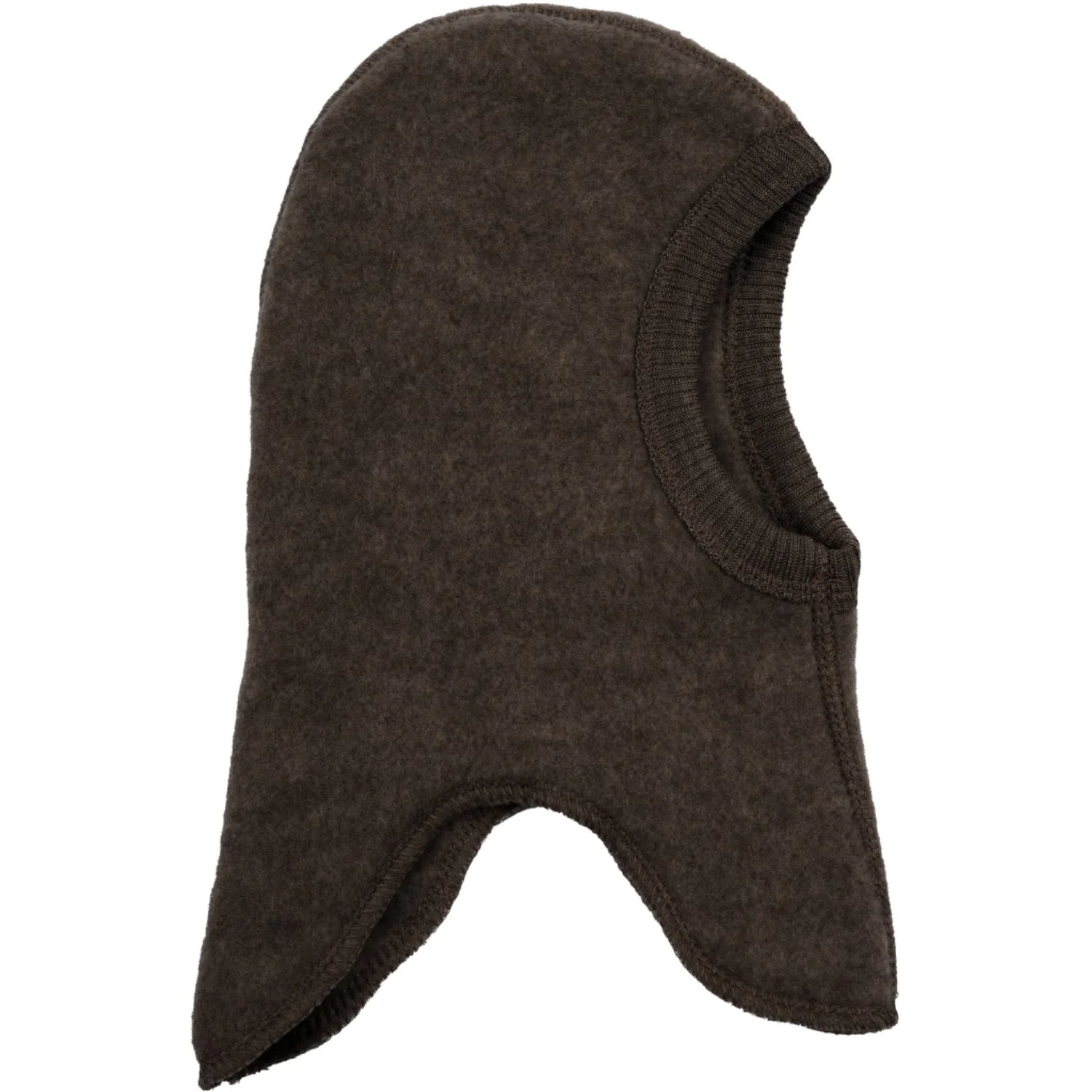 Mikk-Line Dark Brown Melange Uld Elefanthue - Image 3