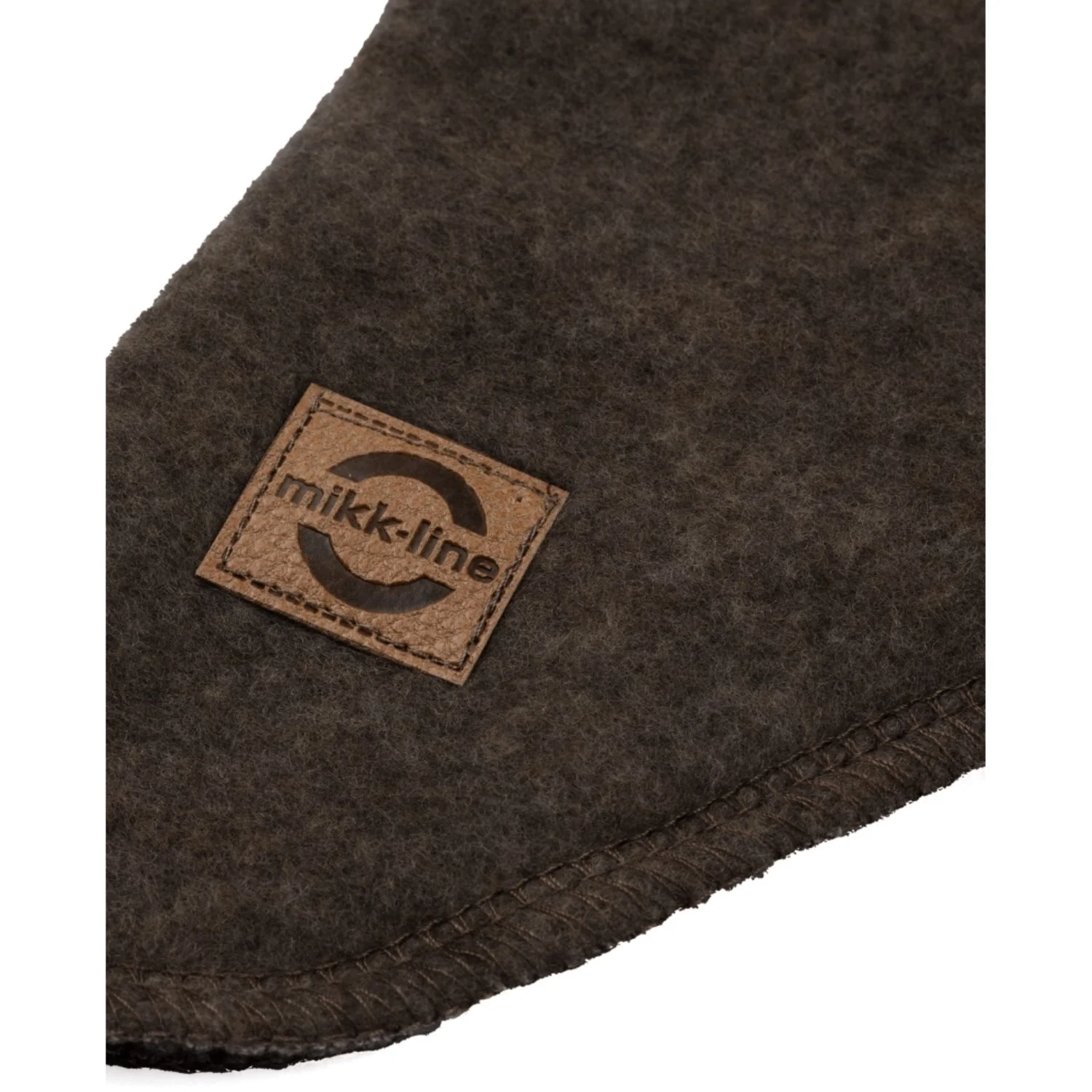 Mikk-Line Dark Brown Melange Uld Elefanthue - Image 4
