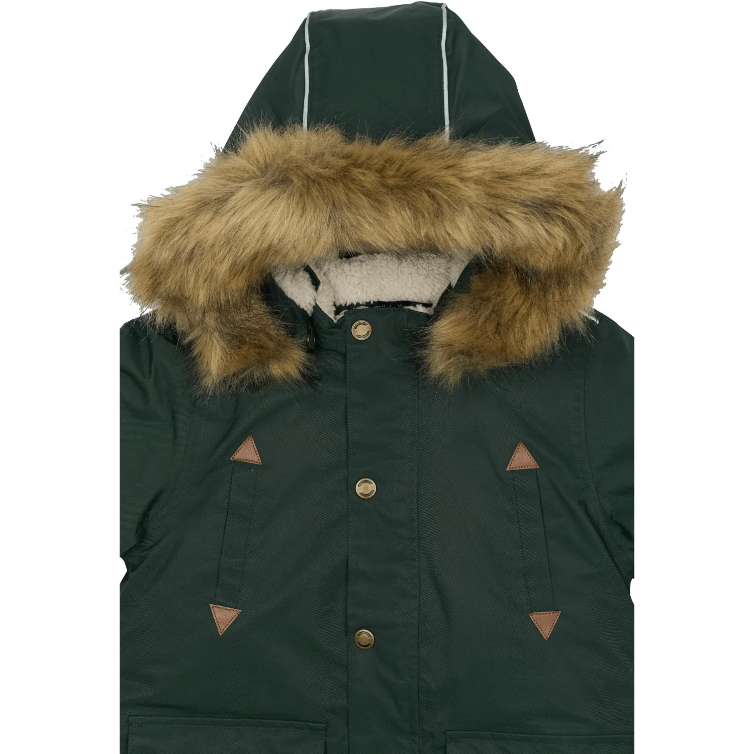 Mikk-Line Darkest Sprouse Twill Nylon Boy Parca - Image 2