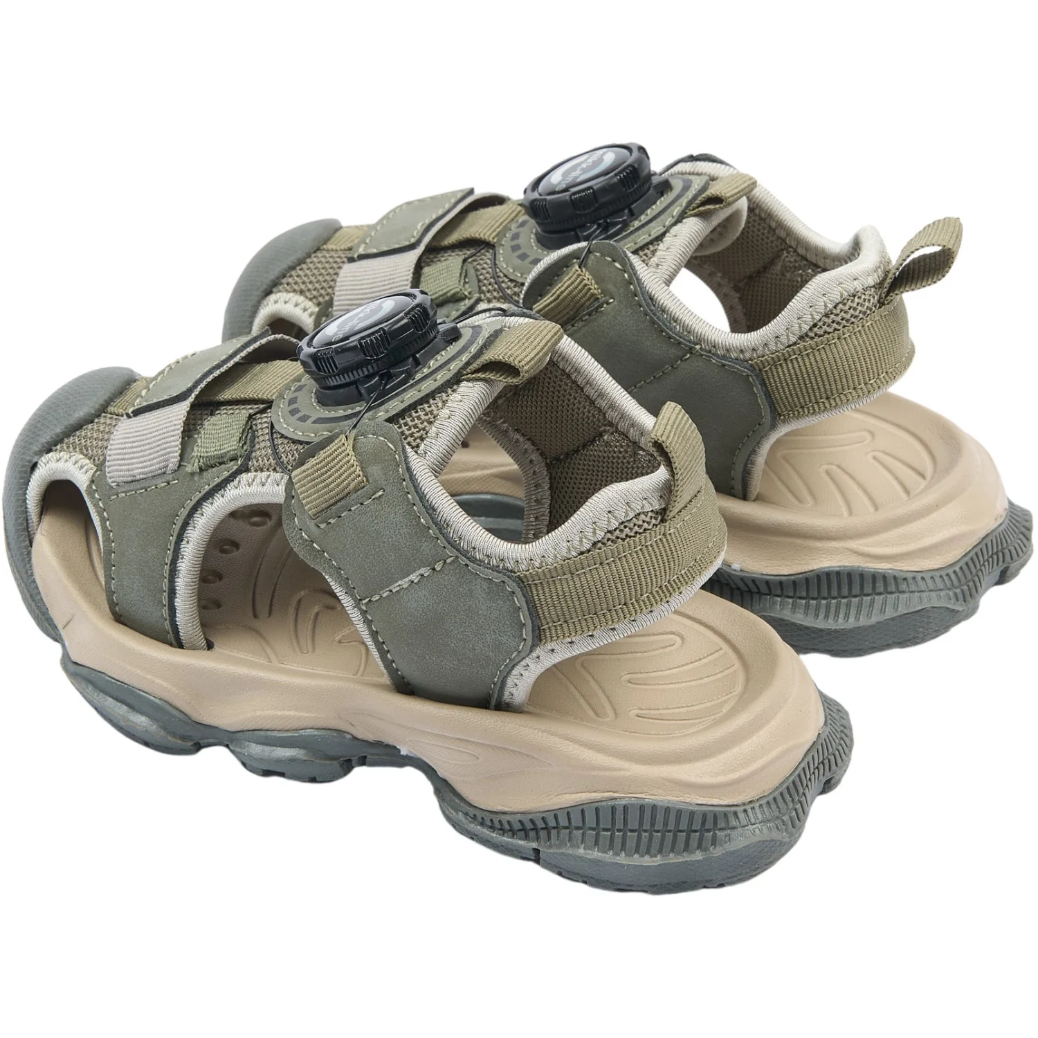 Mikk-Line Dusty Olive Hiking Sandal Med Spin - Image 8