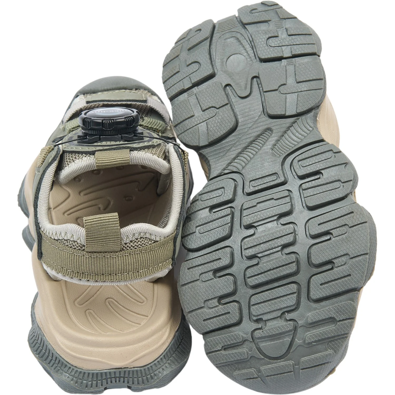 Mikk-Line Dusty Olive Hiking Sandal Med Spin - Image 9