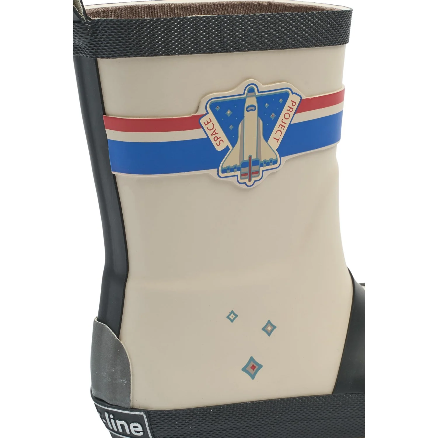 Mikk-Line Oyster Gray Gummistøvler Astronaut Barefoot - Image 2