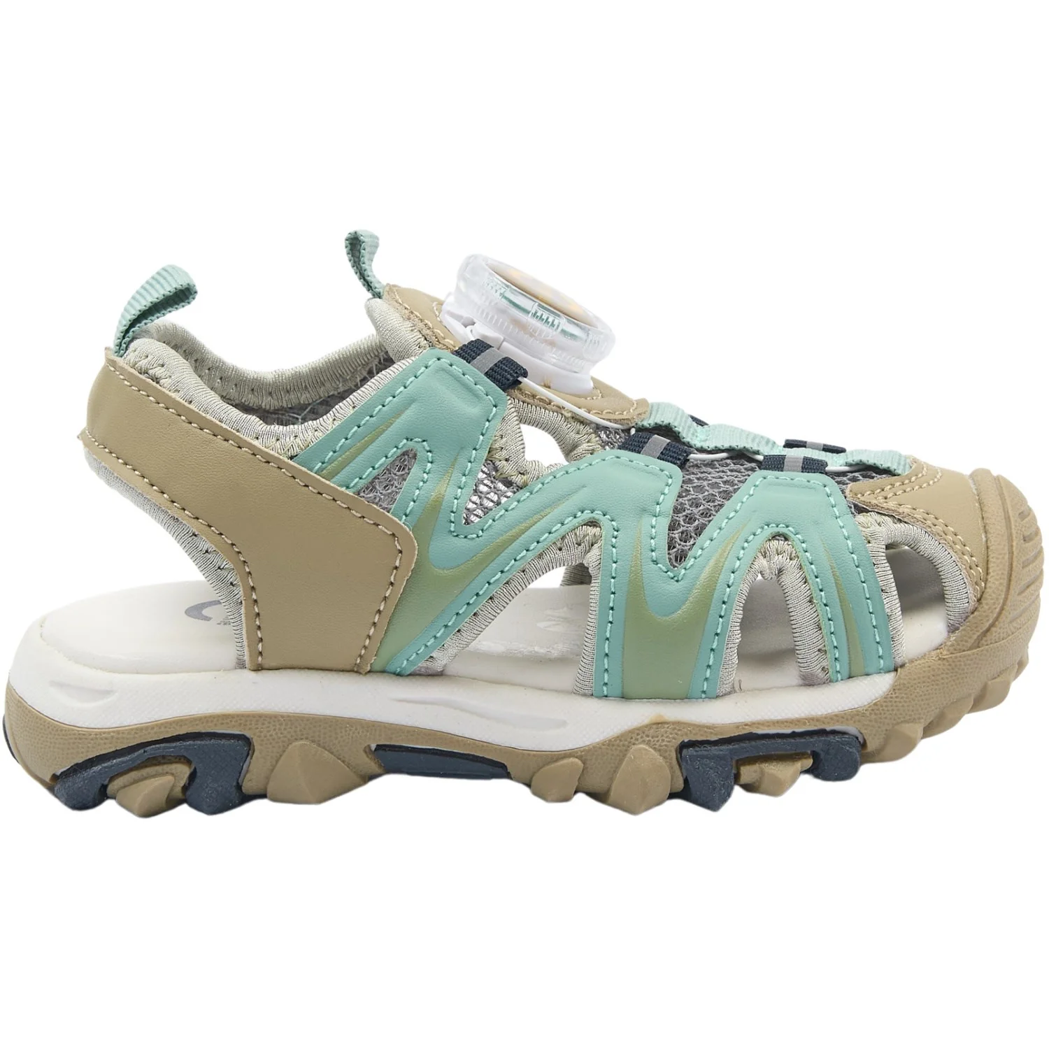 Mikk-Line Stone Blue Sandal Med Mesh - Image 4