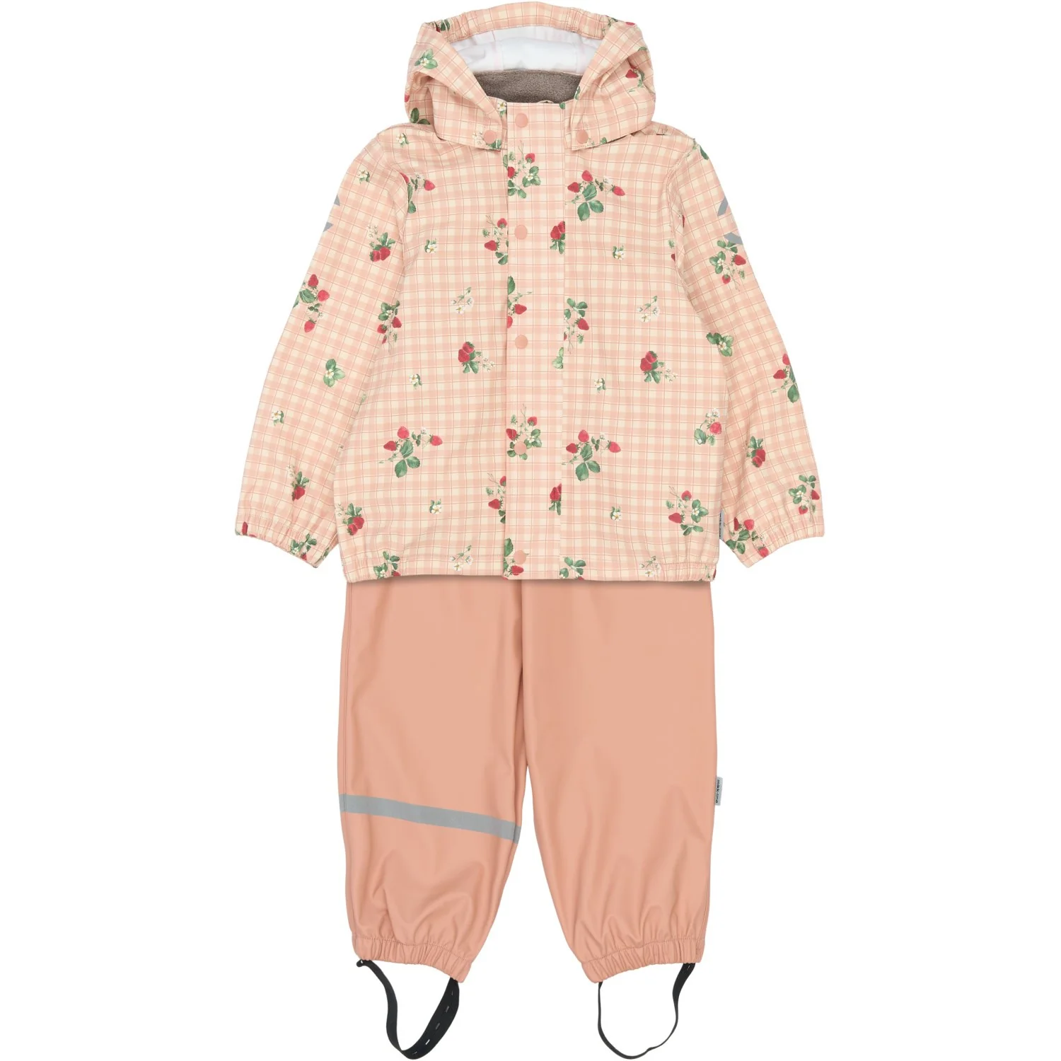 Mikk-Line Strawberry AOP Pu Rain Sæt AOP