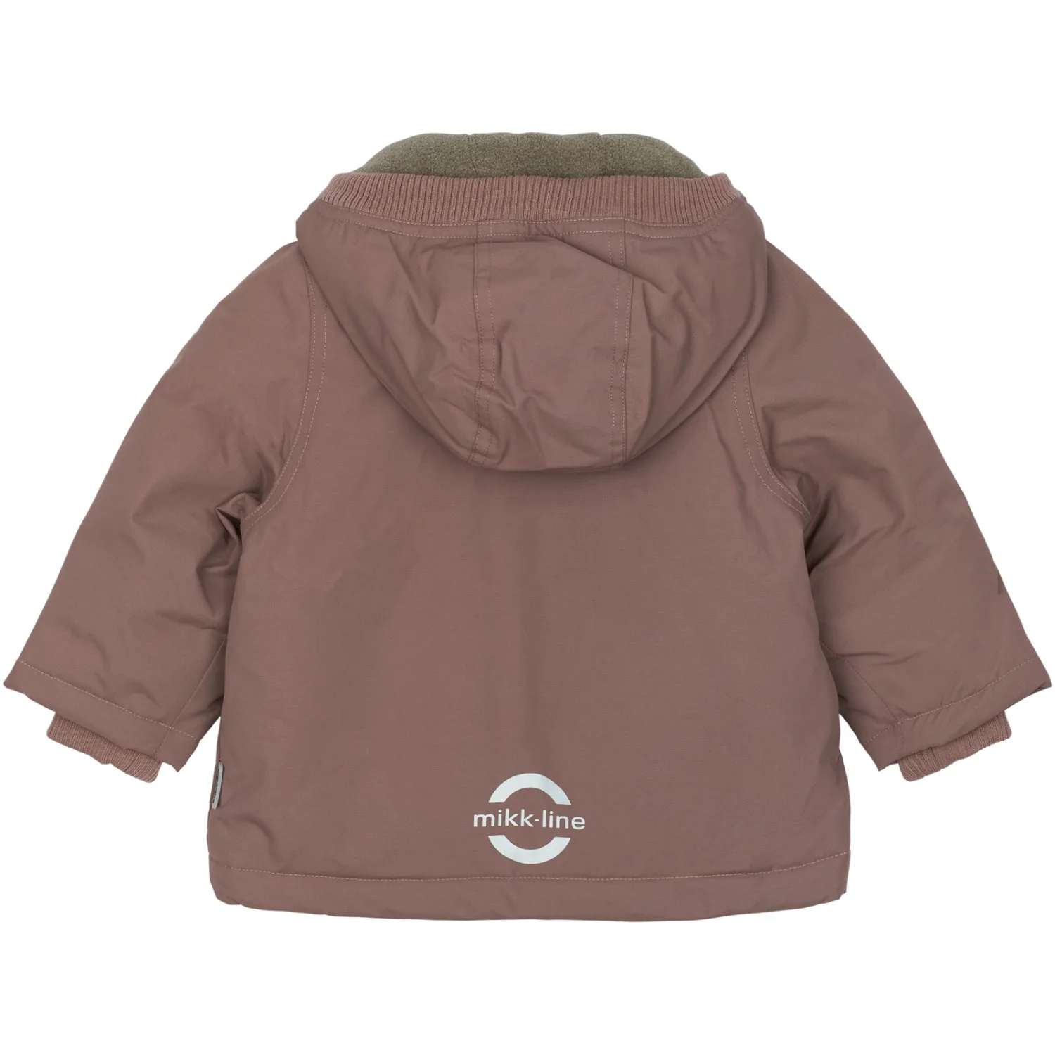 Mikk-Line Twilight Mauve Nylon Baby Jakke - Solid - Image 5
