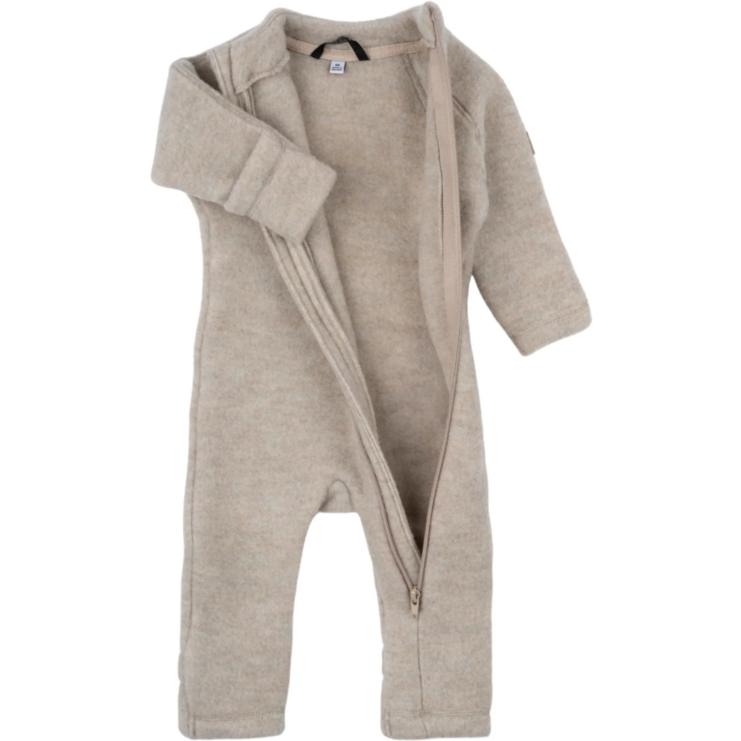 Mikk-Line Uld Heldragt Melange Offwhite - Image 10