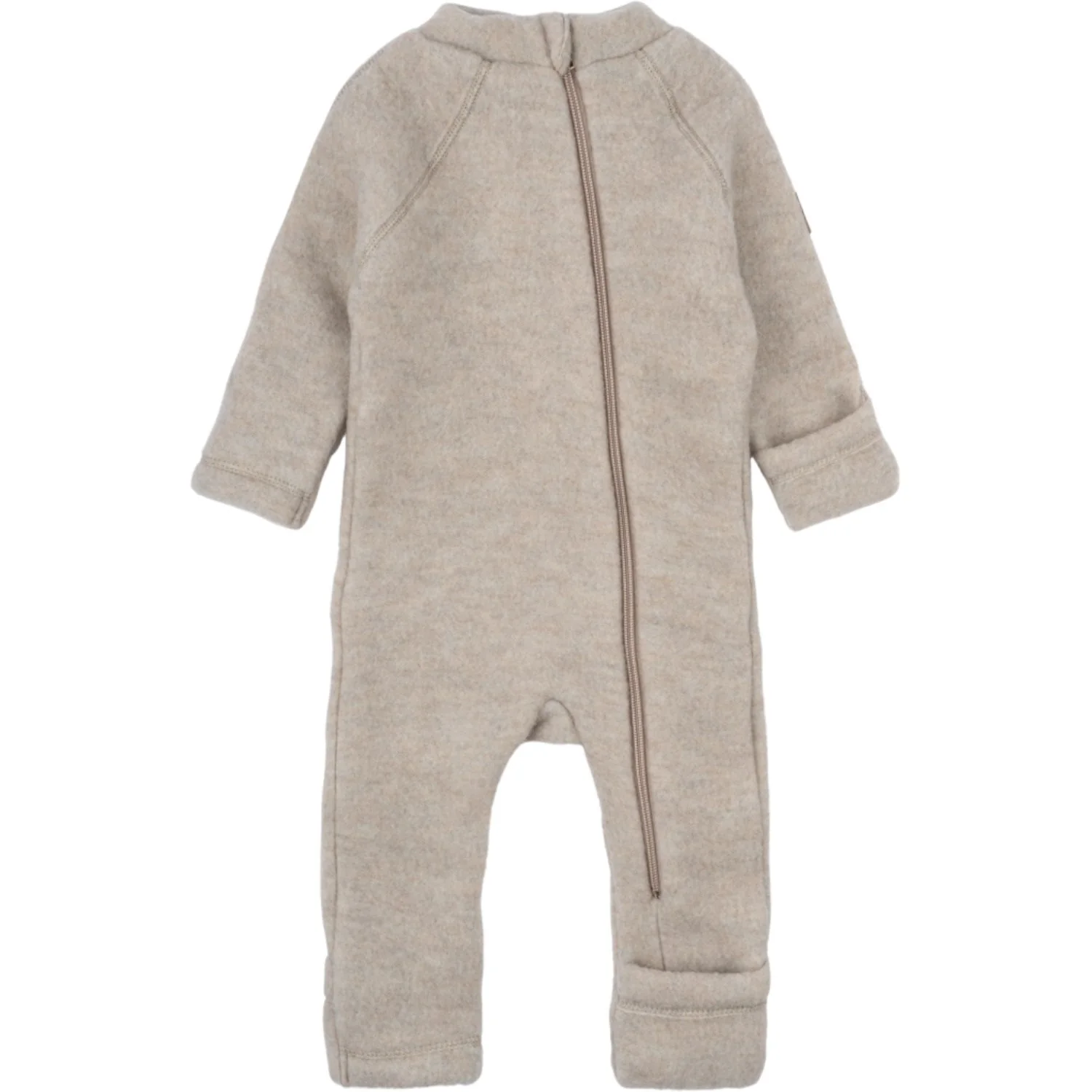 Mikk-Line Uld Heldragt Melange Offwhite - Image 8