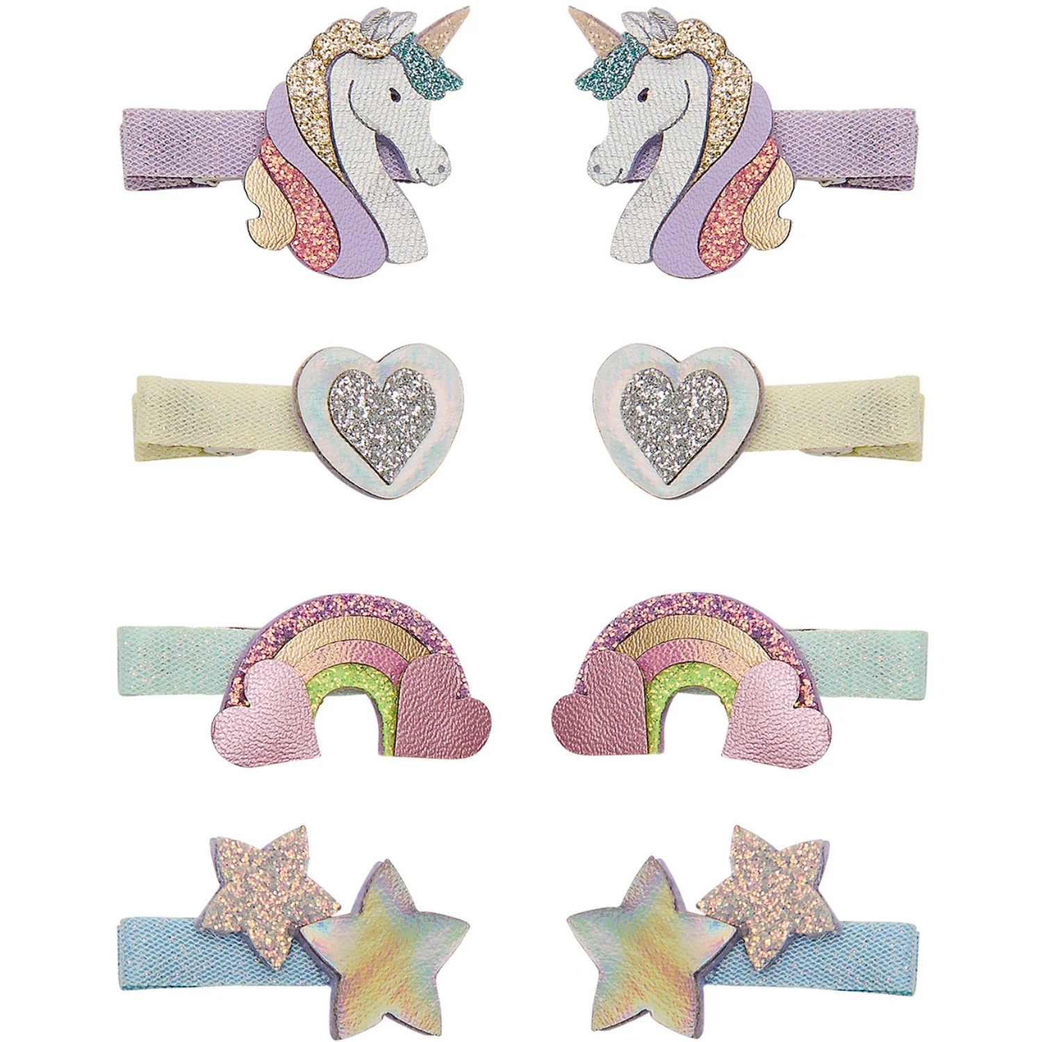 Mimi & Lula 8 Hårclips - Mini Dreamy My Little Unicorn