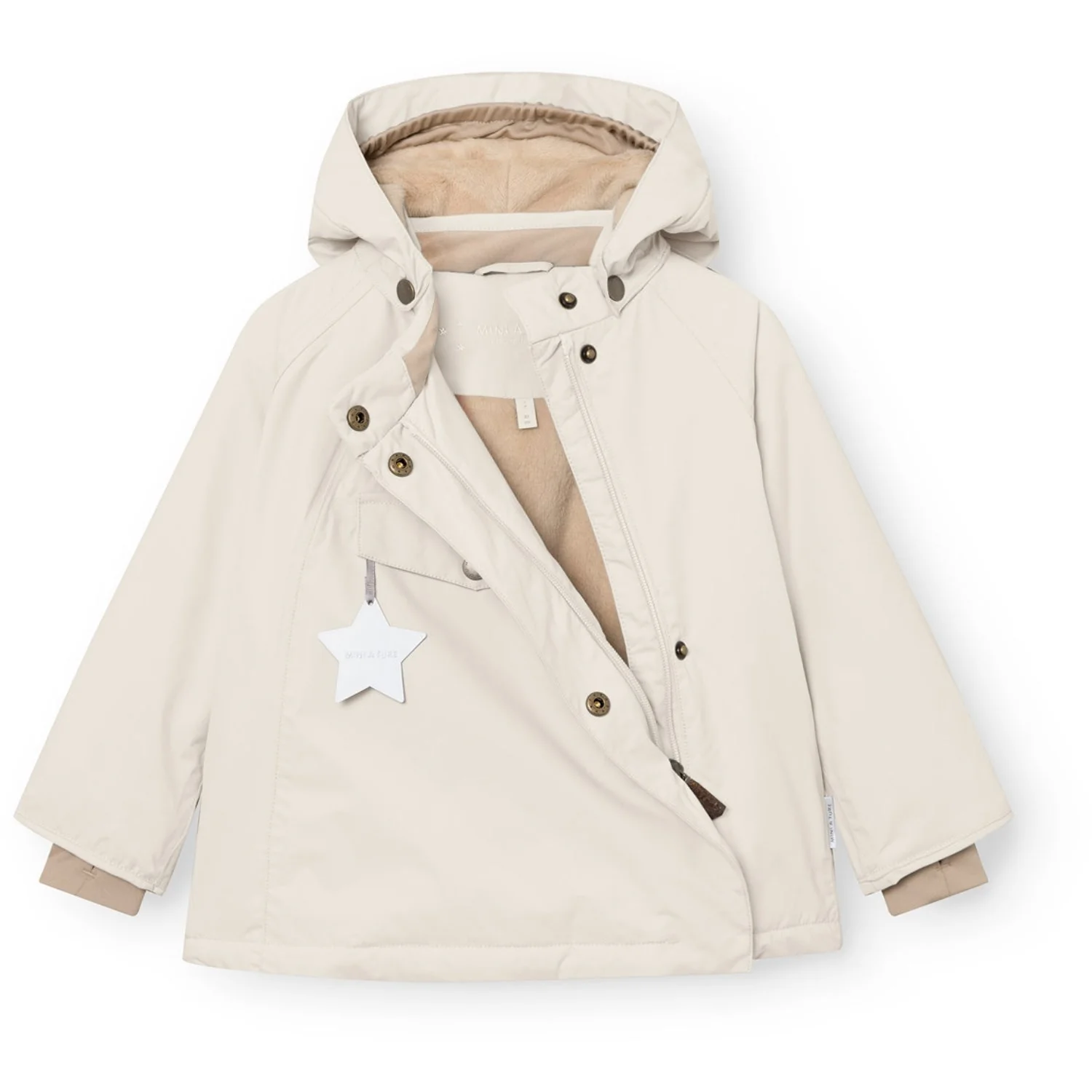 Mini A ture Angora Cream Matwang Fleece Lined Winter Jacket. GRS - Image 6