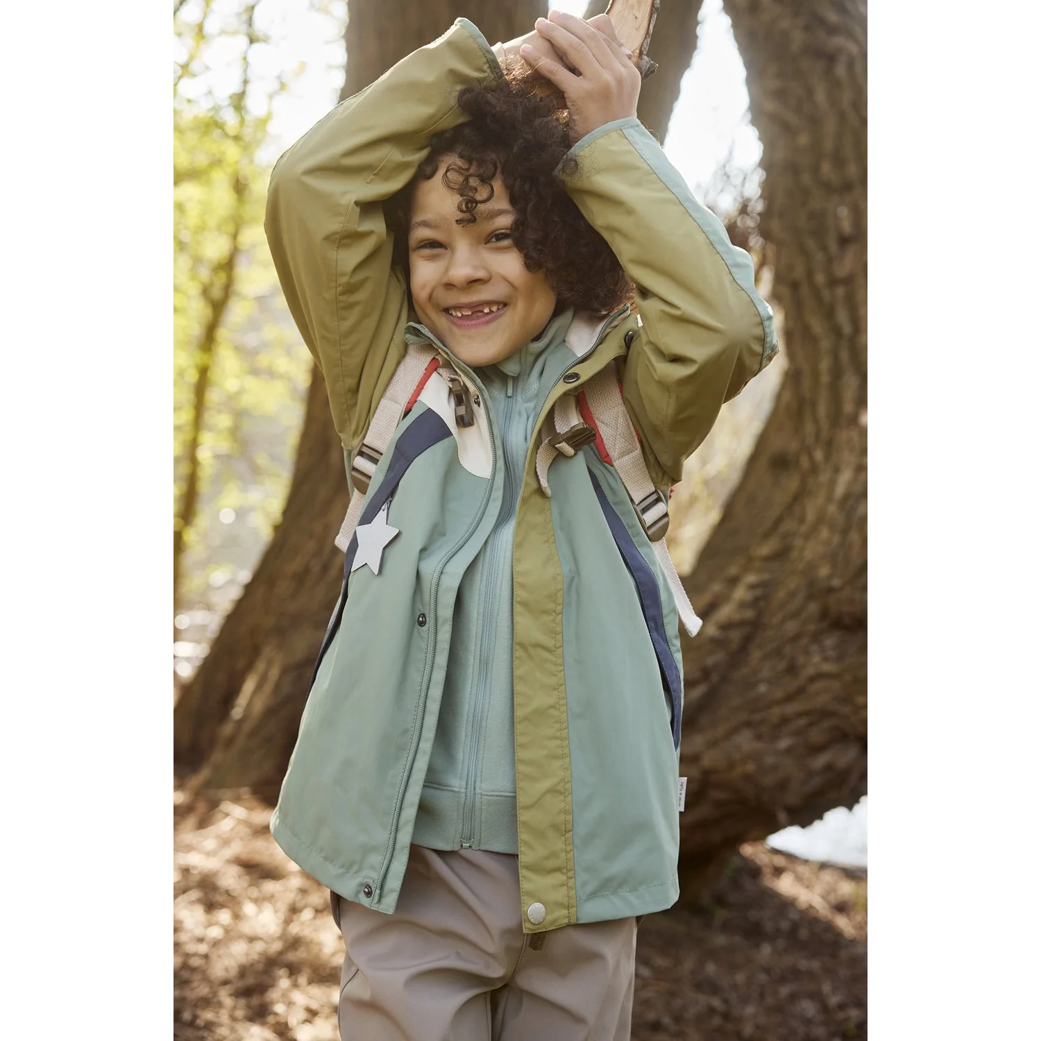 Mini A ture Granite Green Col. B. Matvalon Fleece Lined Jacket. Grs - Image 2