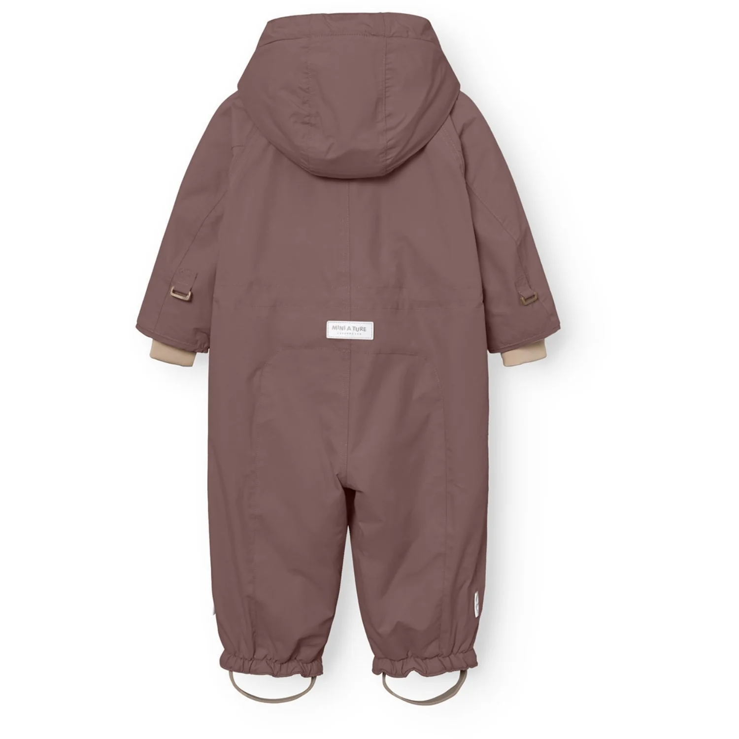 Mini A ture Peppercorn Plum Matwisti Fleece Lined Snowsuit. GRS - Image 5