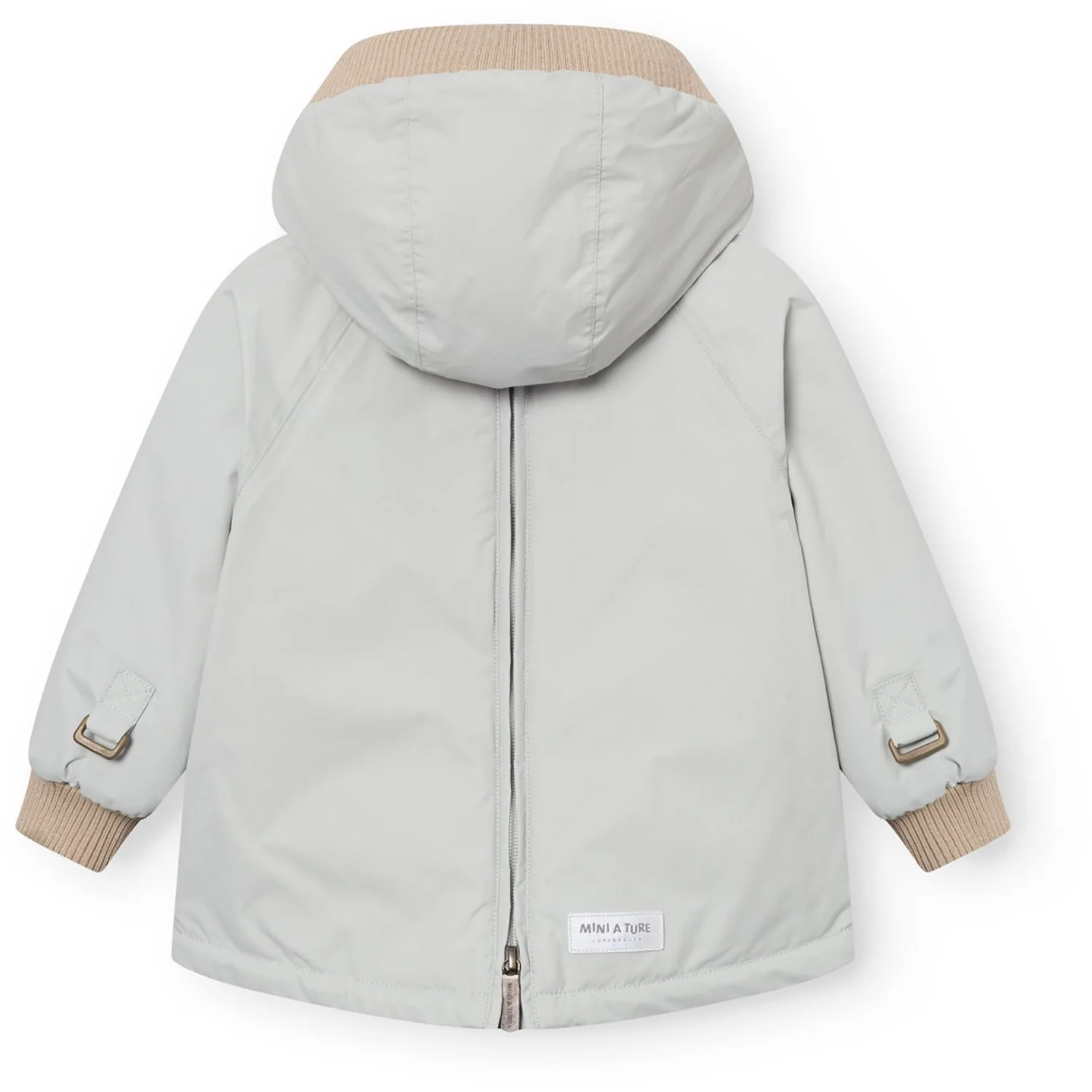 Mini A ture Puritan Grey Matbabywen Fleece Lined Winter Anorak. GRS - Image 4