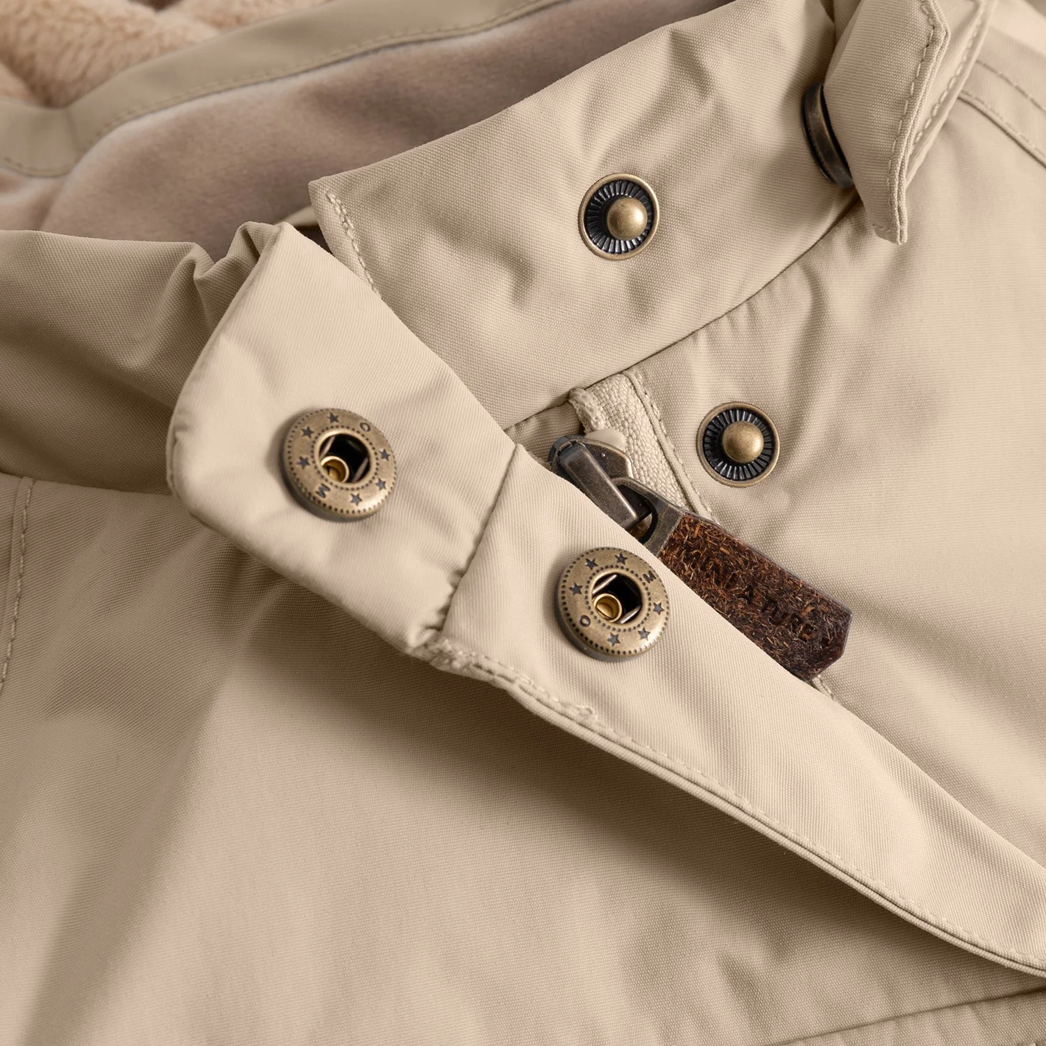 Mini A ture Savannah Tan Matwang Fleece Lined Winter Jacket. GRS - Image 2