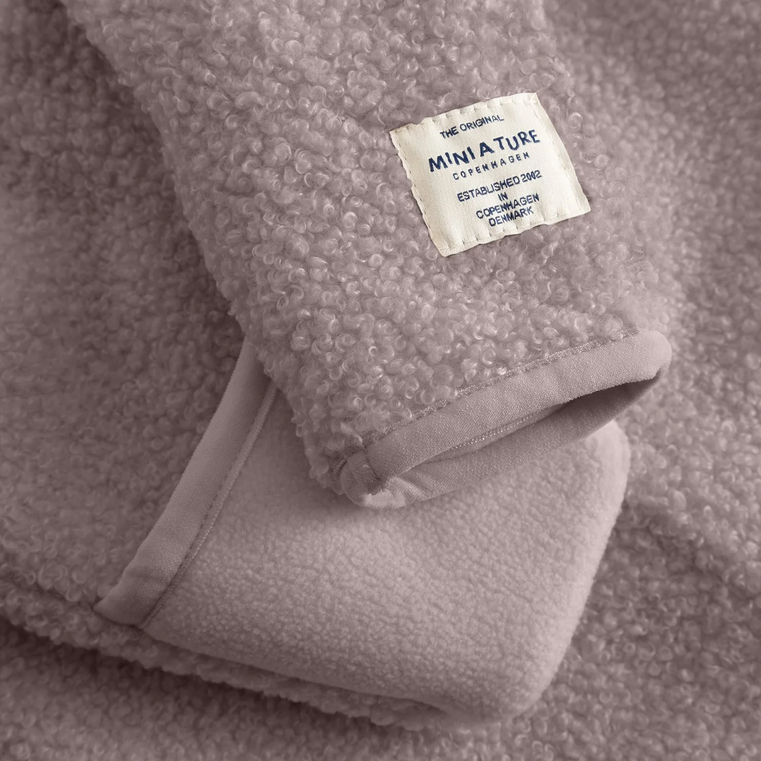 Mini A ture Zinc Purple Matadel Teddyfleece Jumpsuit. GRS - Image 3