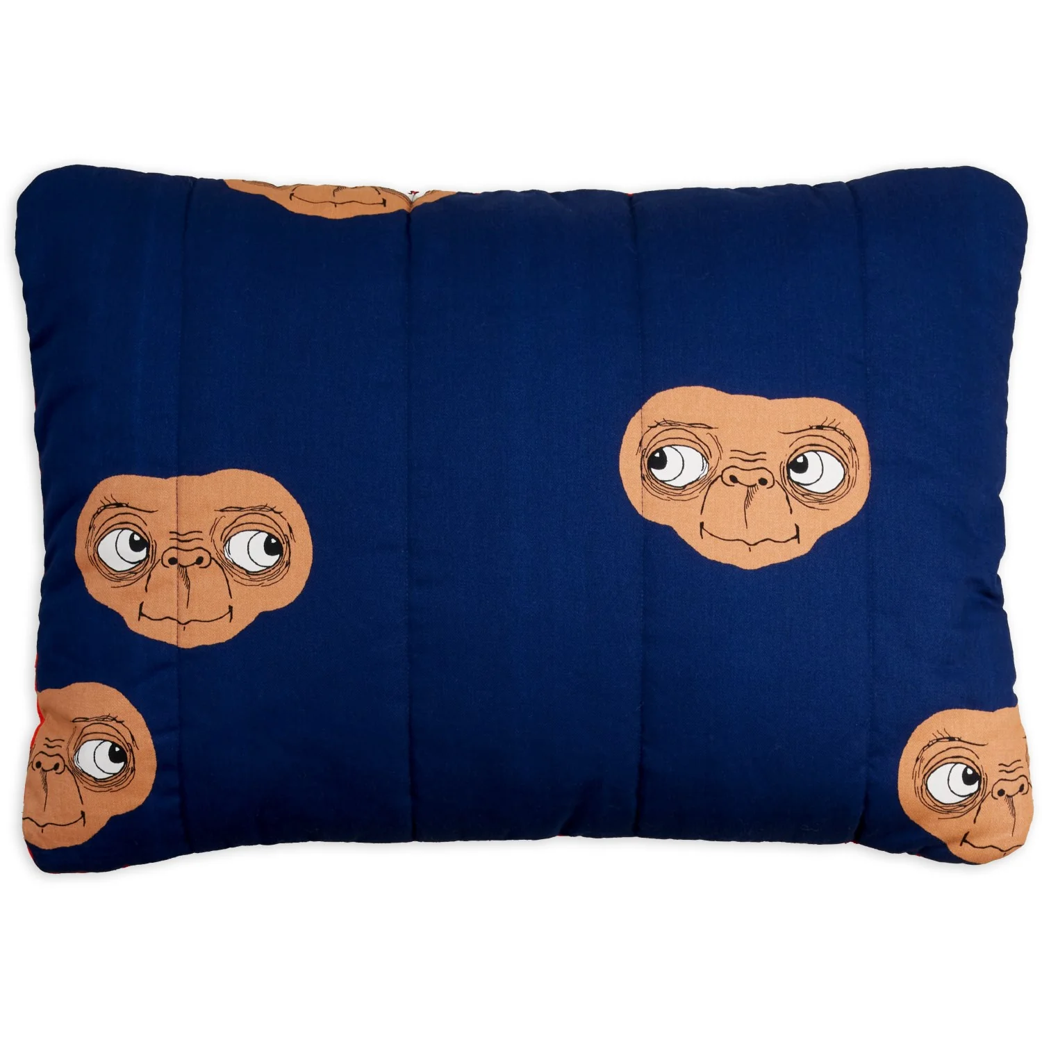 Mini Rodini Blue E.T. AOP Vatteret Quiltet Pillowcase - Image 4