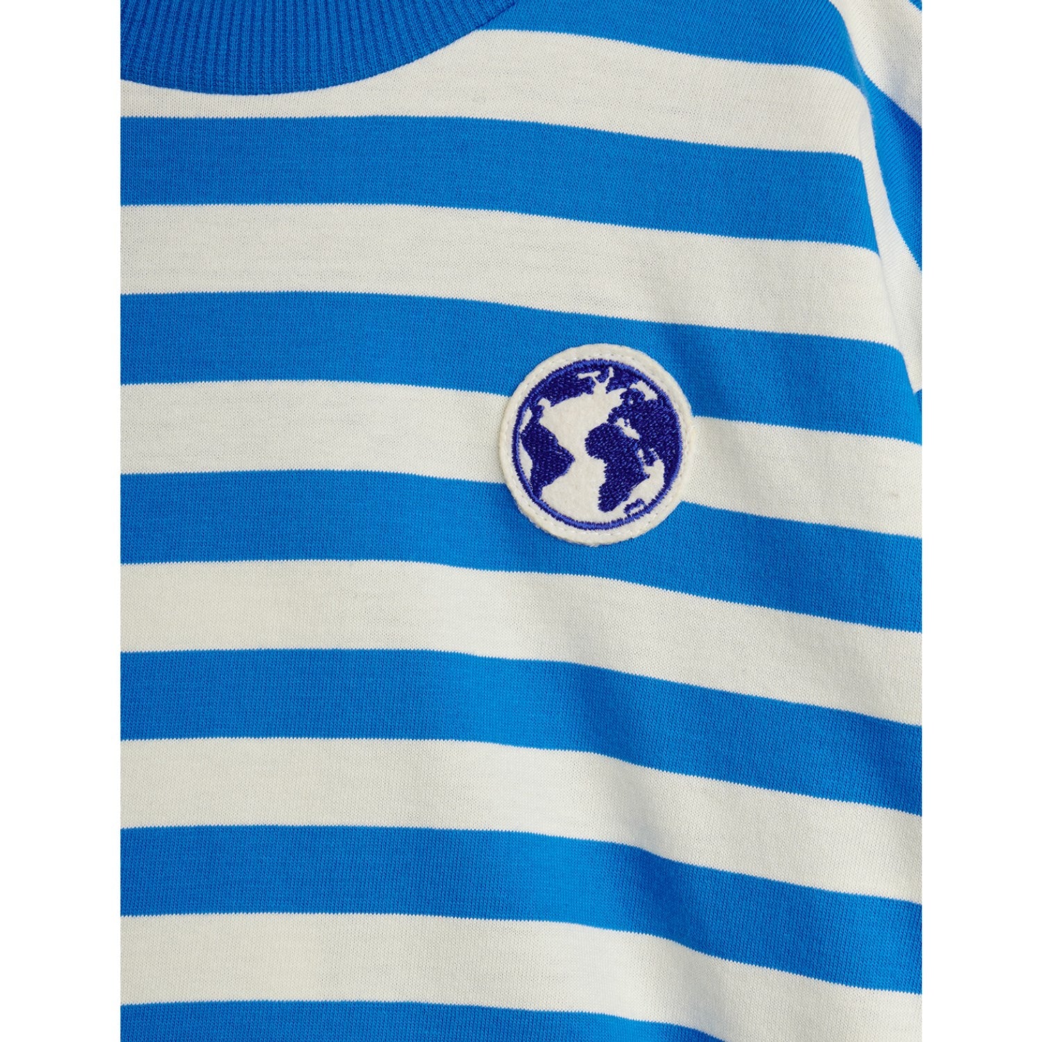 Mini Rodini Blue Earth Yd Stripe Ls Tee - Image 2