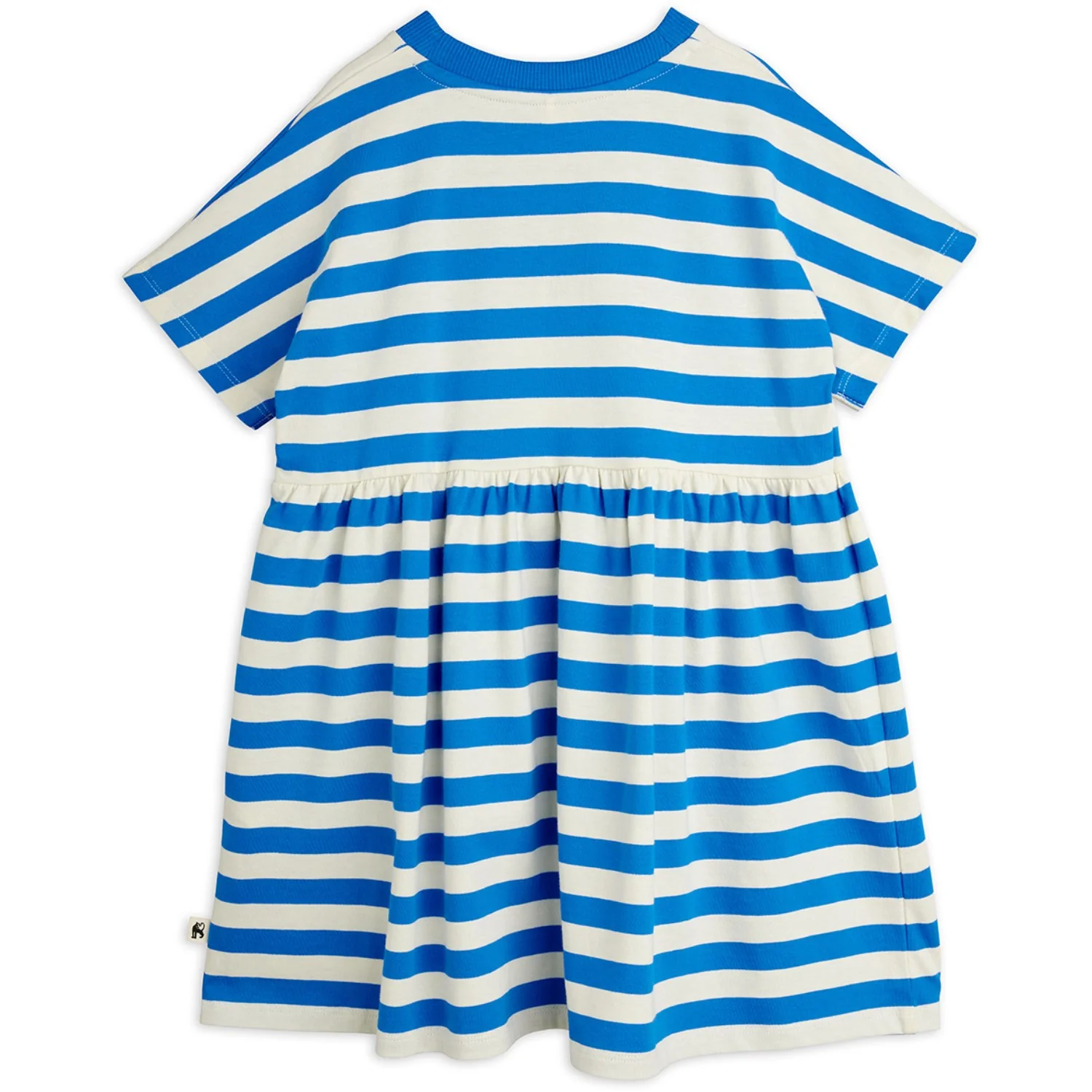 Mini Rodini Blue Earth Yd Stripe Ss Kjole - Image 4