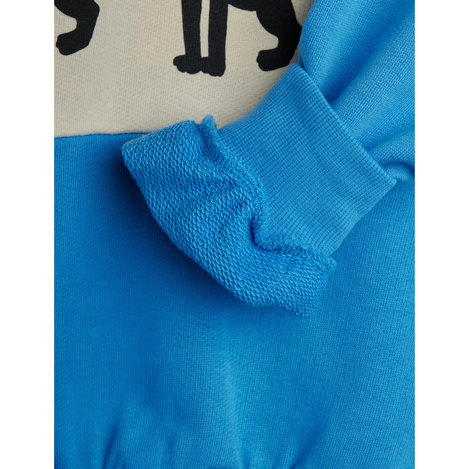Mini Rodini Blue Panther Panel Sweatshirt - Image 3