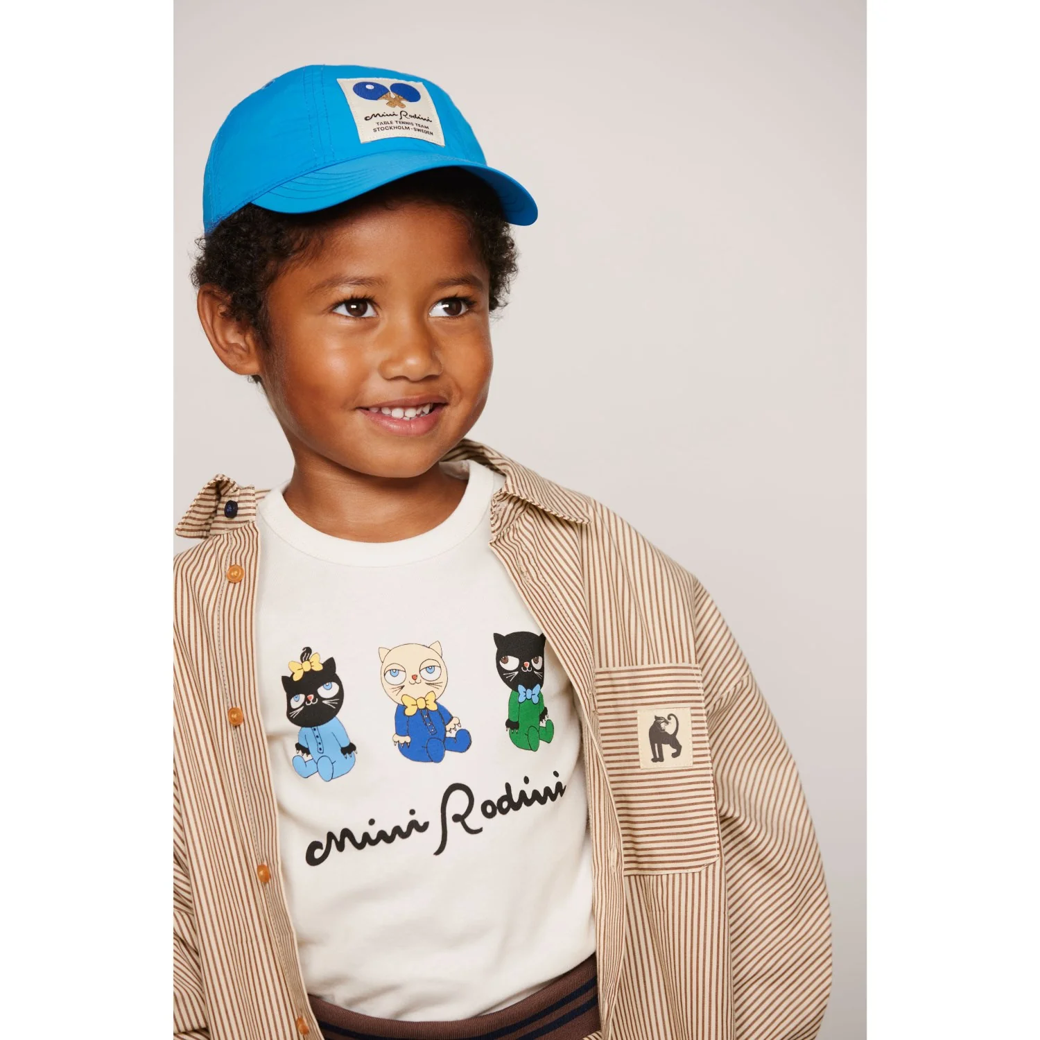 Mini Rodini Brown Poplin Yd Ls Skjorte - Image 12
