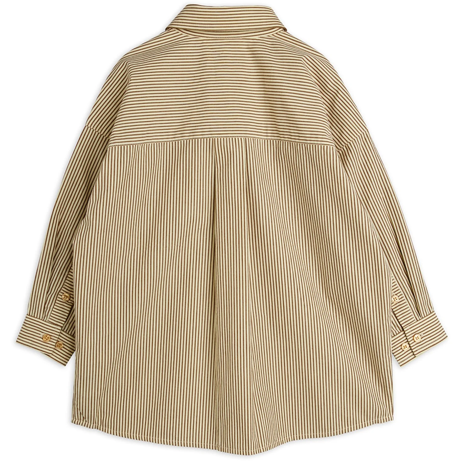 Mini Rodini Brown Poplin Yd Ls Skjorte - Image 16