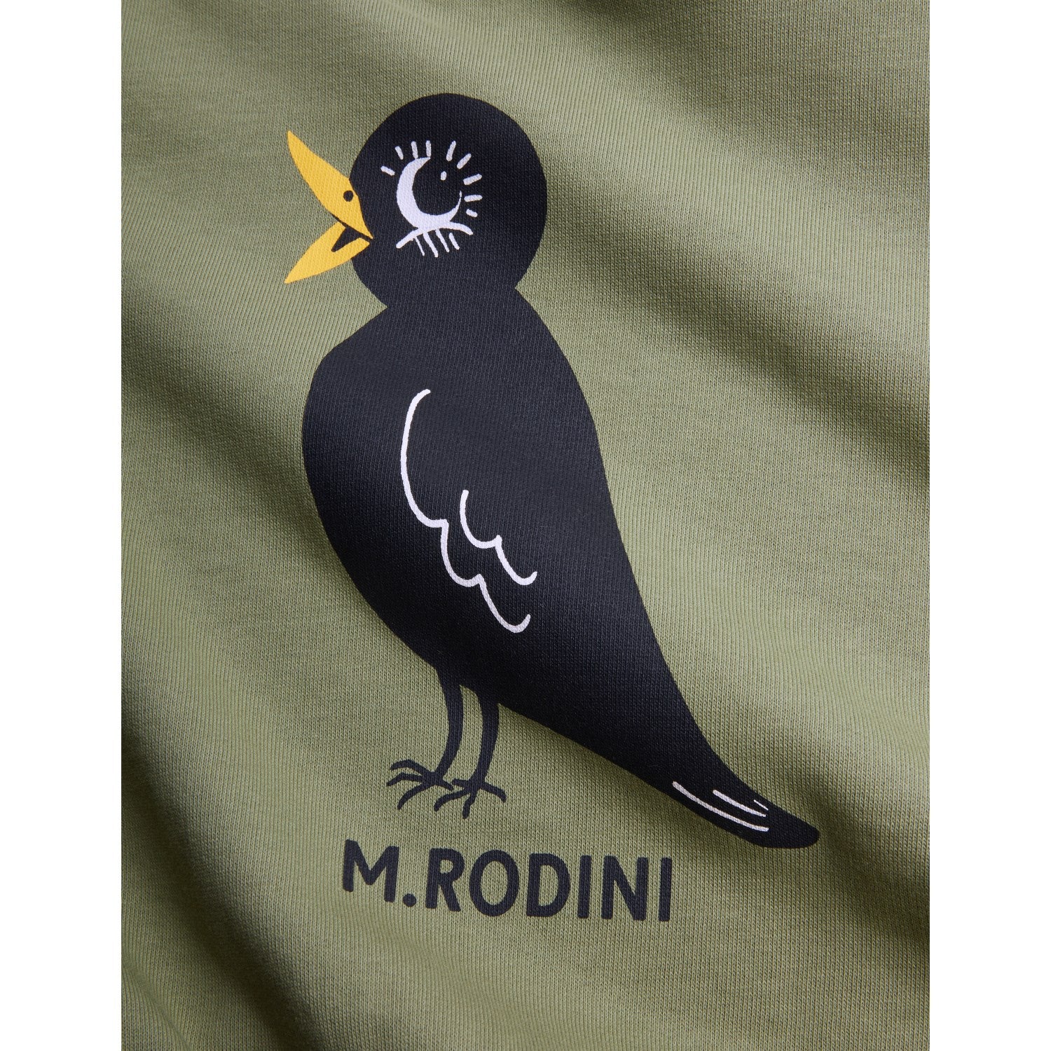 Mini Rodini Green Blackbird Sp Sweatshirt - Image 4