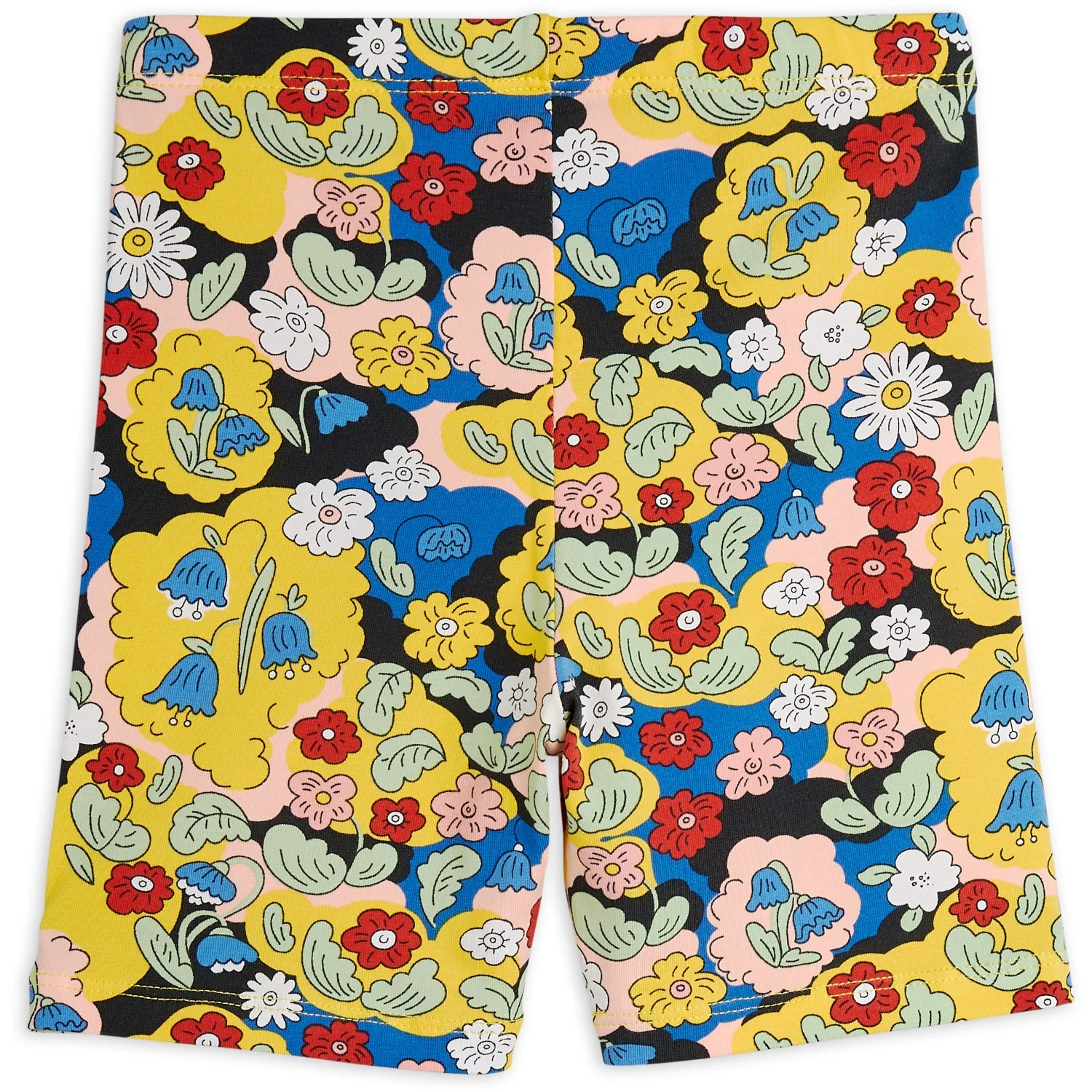 Mini Rodini Multi Flowers AOP Bike Shorts - Image 5