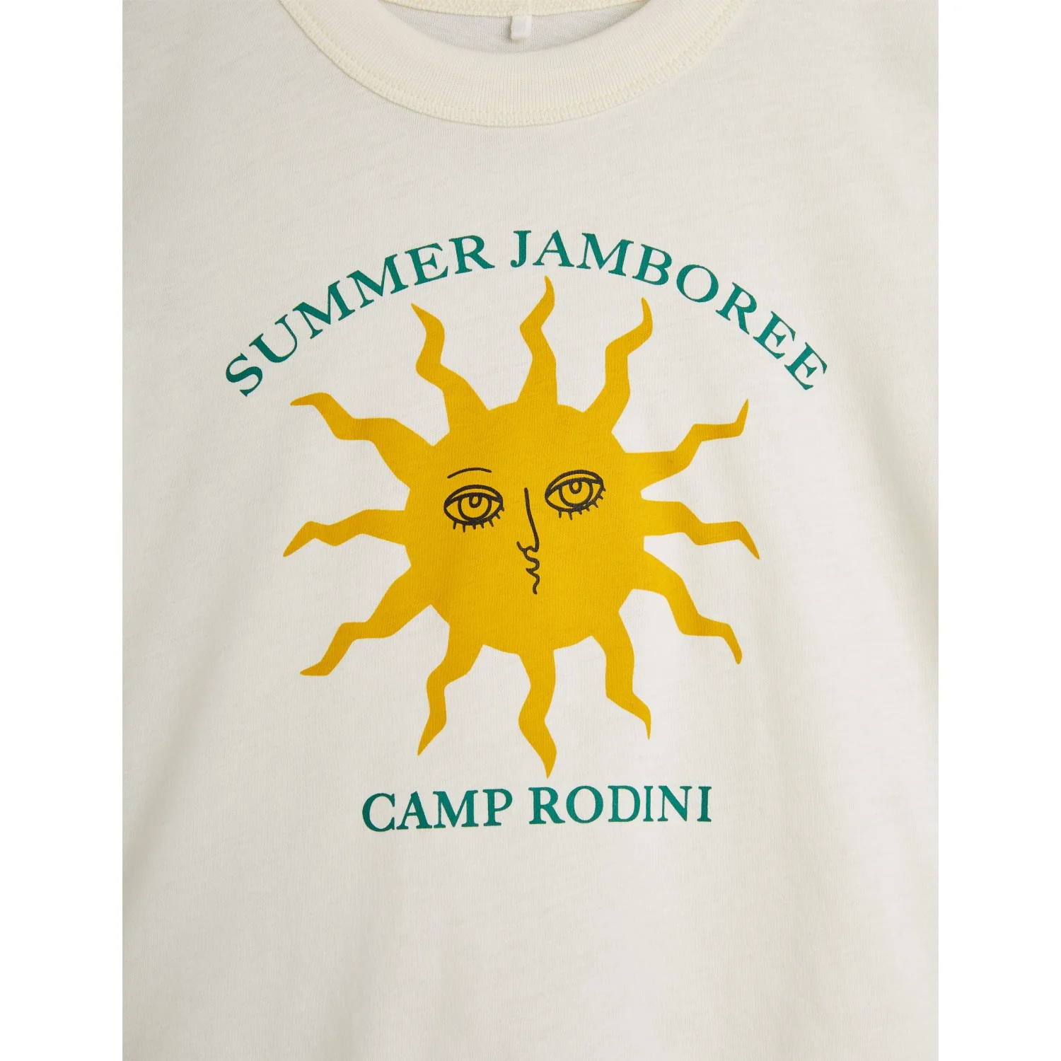 Mini Rodini Offwhite Sun Sp Ss Tee - Image 4