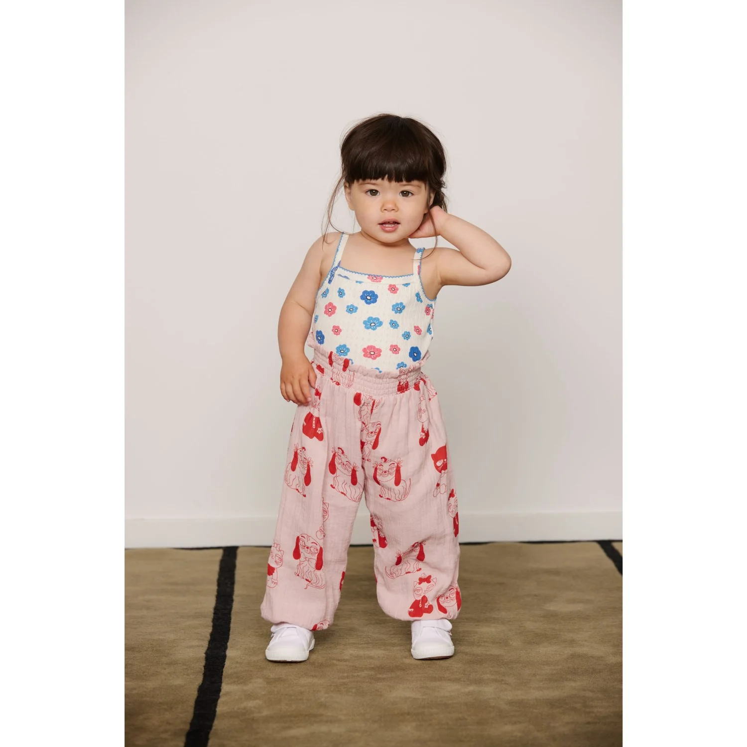 Mini Rodini Pink Minibabies Aop Baby Sæt - Image 5