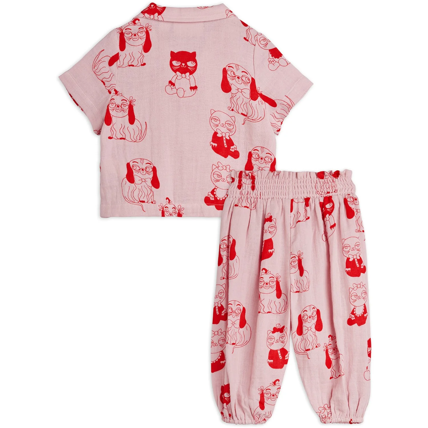 Mini Rodini Pink Minibabies Aop Baby Sæt - Image 8