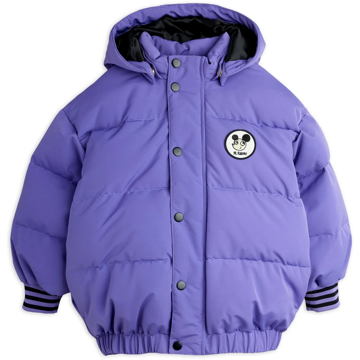 Mini Rodini Purple Ritzratz Patch Puffer