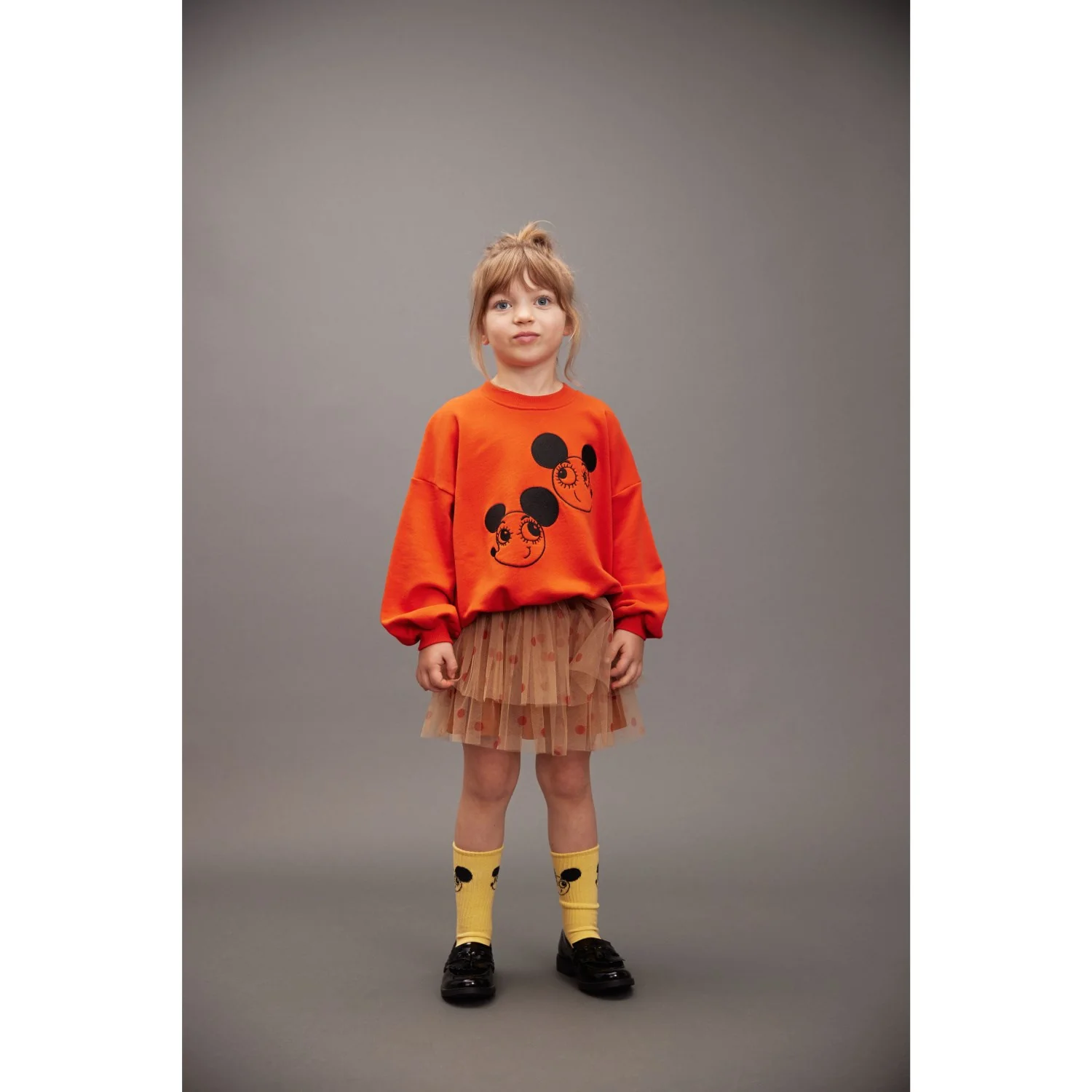 Mini Rodini Red Ritzratz Emb Sweatshirt - Image 6