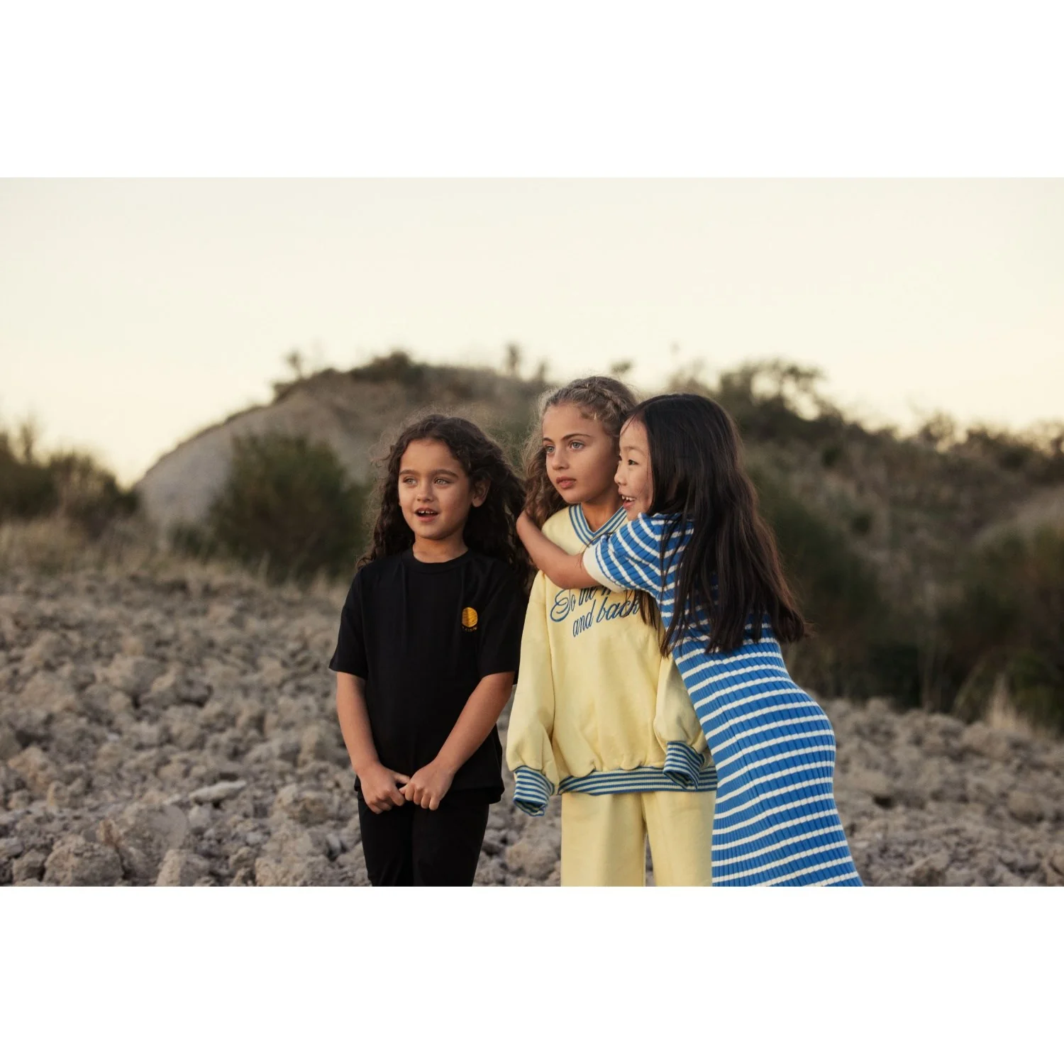 Mini Rodini Yellow To The Moon Emb Sweatshirt - Image 3