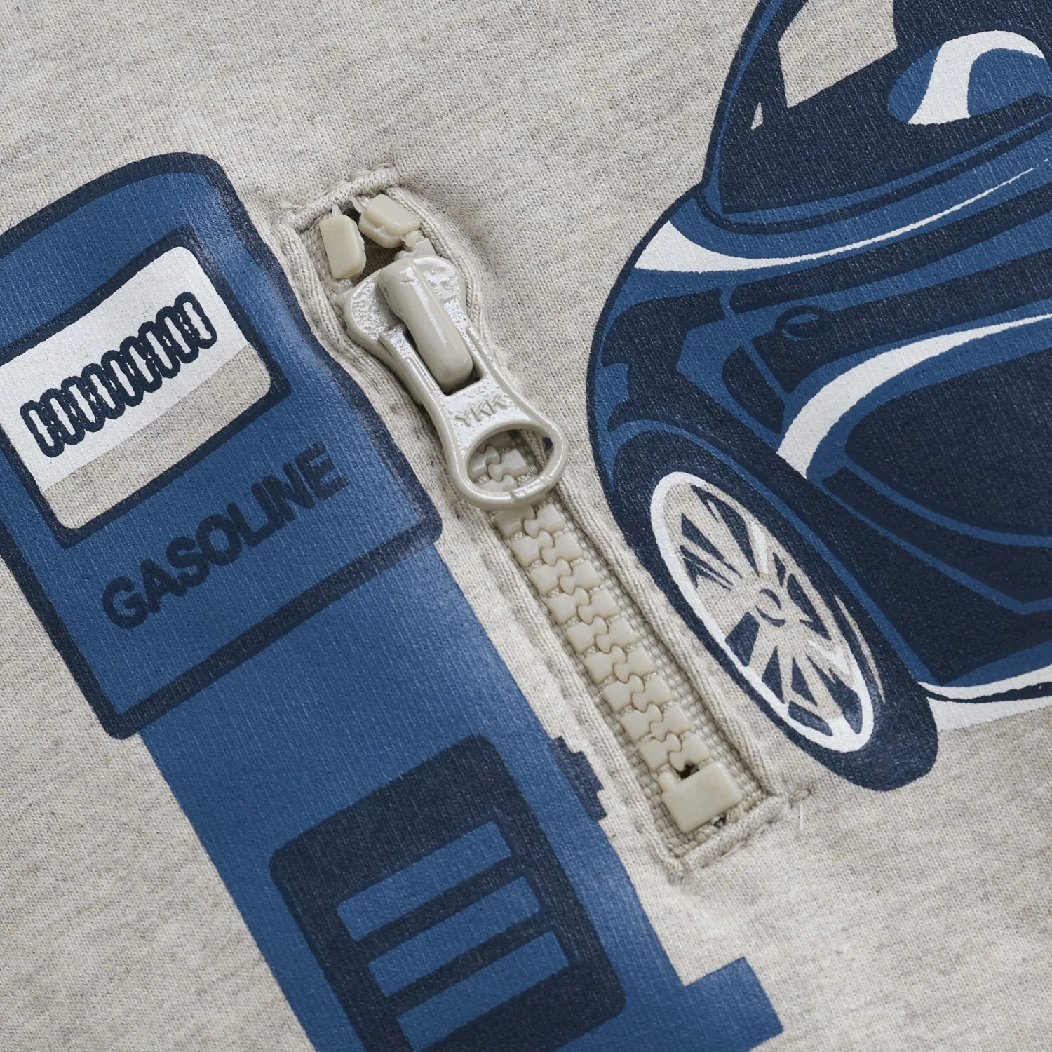 Minymo Beige Melange Sweat LS - Image 2