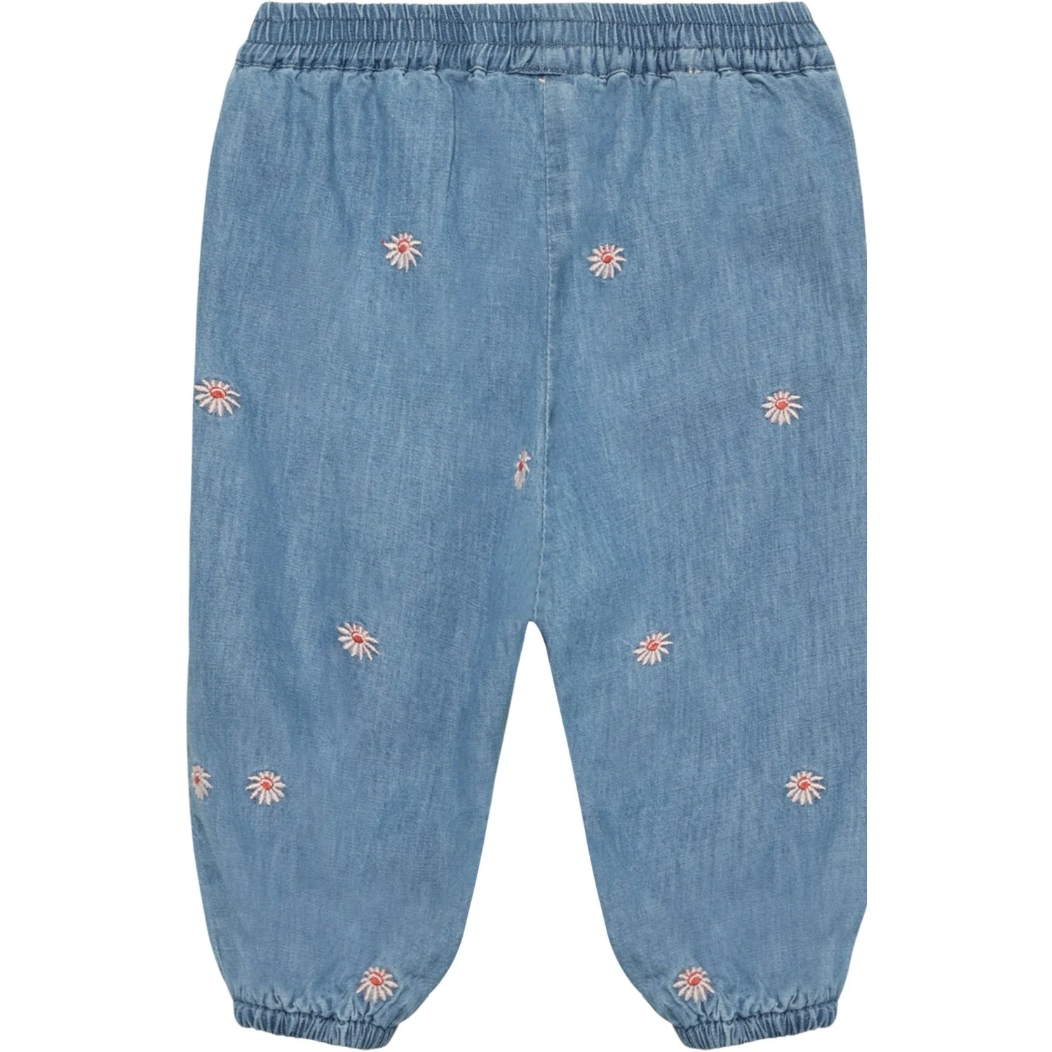 Minymo Faded Denim Bukser Emb. Chambray M/ Lining - Image 2
