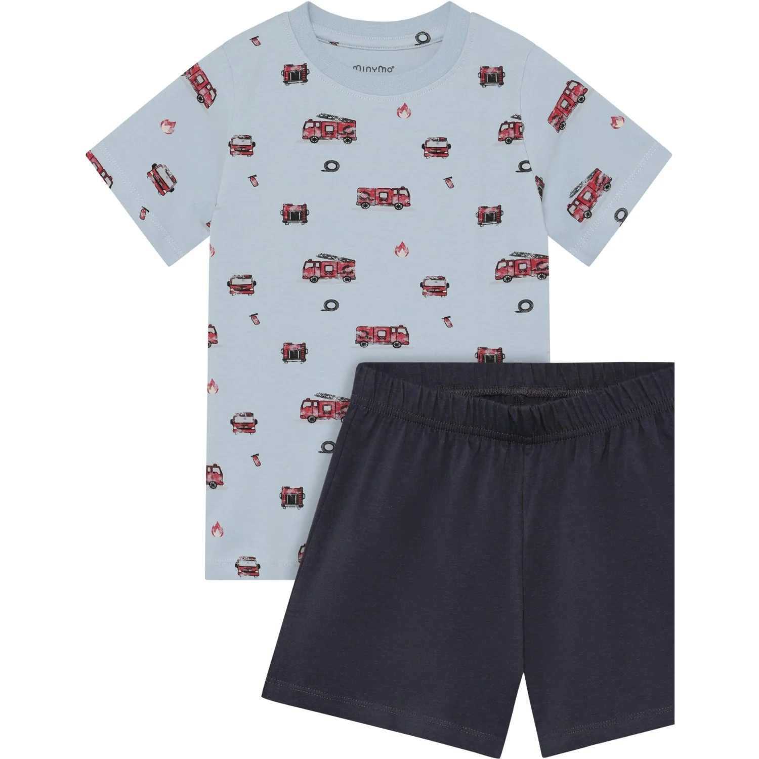 Minymo Niagara Mist T-Shirt+Short Sæt Aop