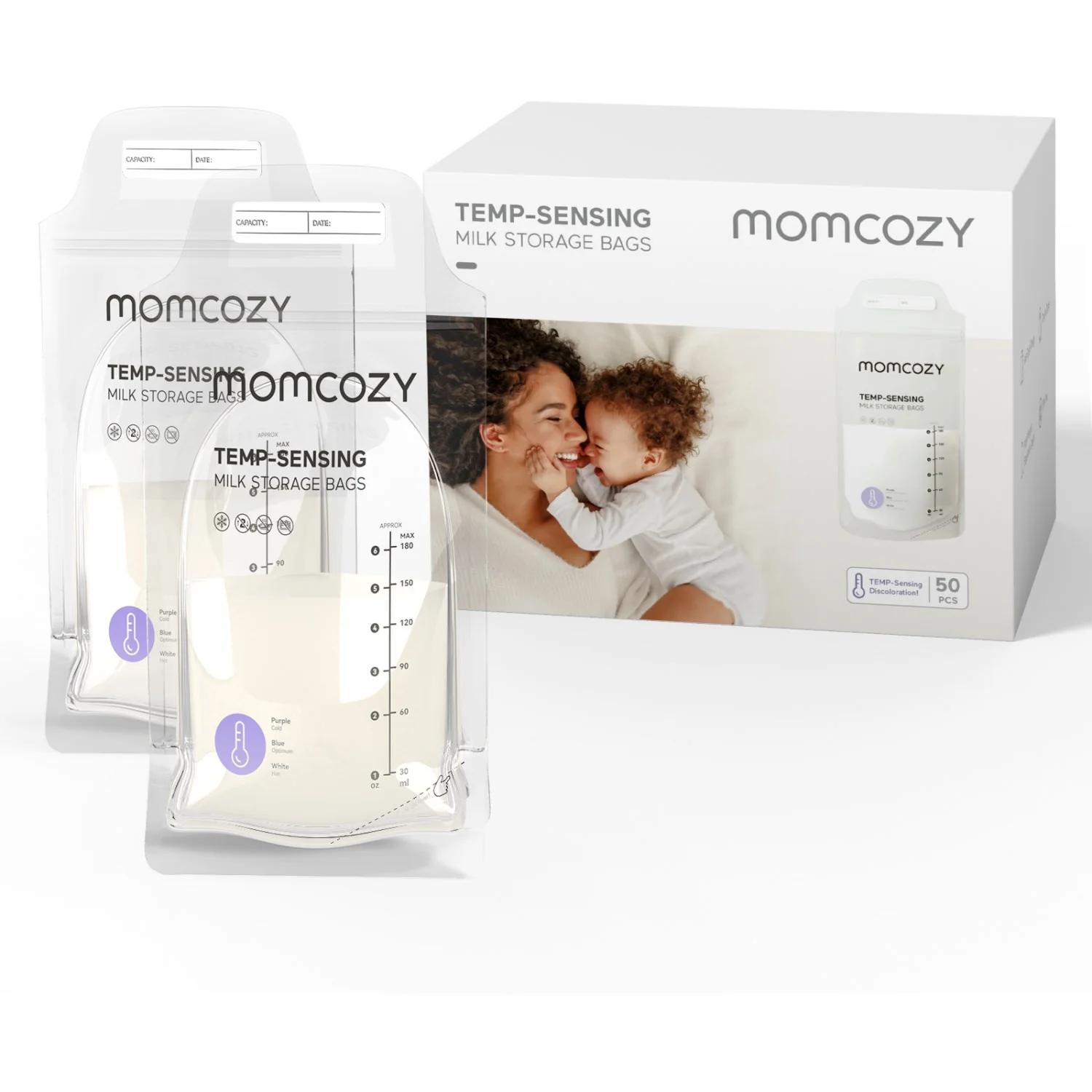 Momcozy Brystmælk Pose 50-Pack - Image 3