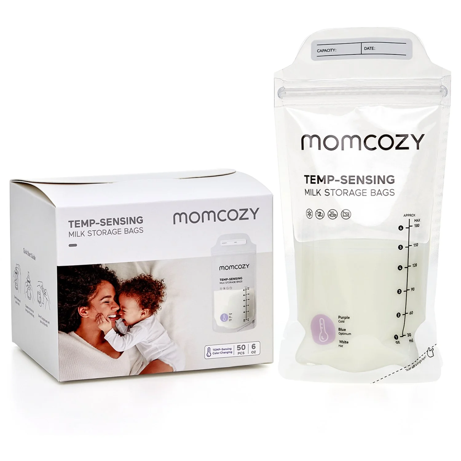 Momcozy Brystmælk Pose 50-Pack - Image 4