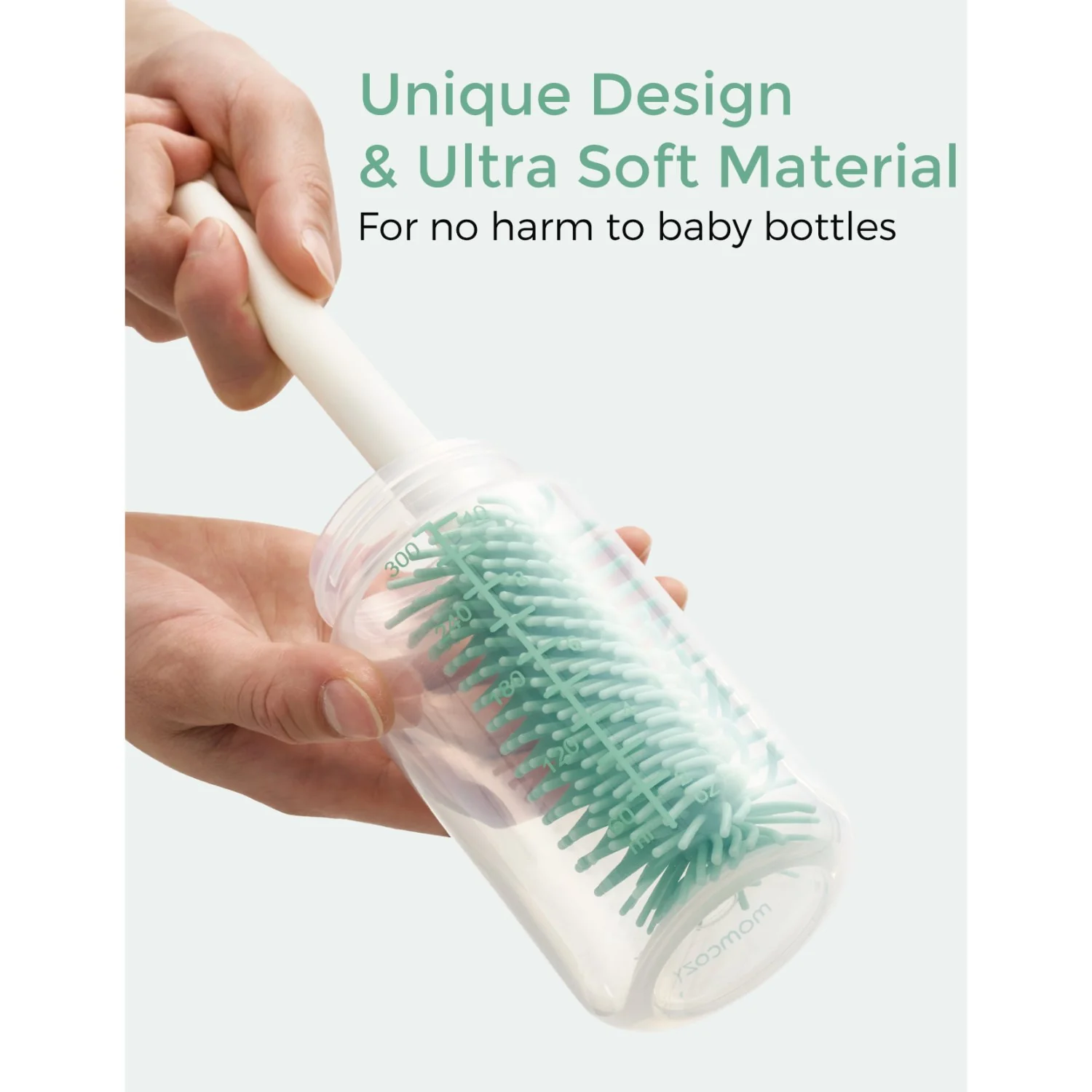 Momcozy Green 7 In 1 Baby Flaske Børste Sæt - Image 9