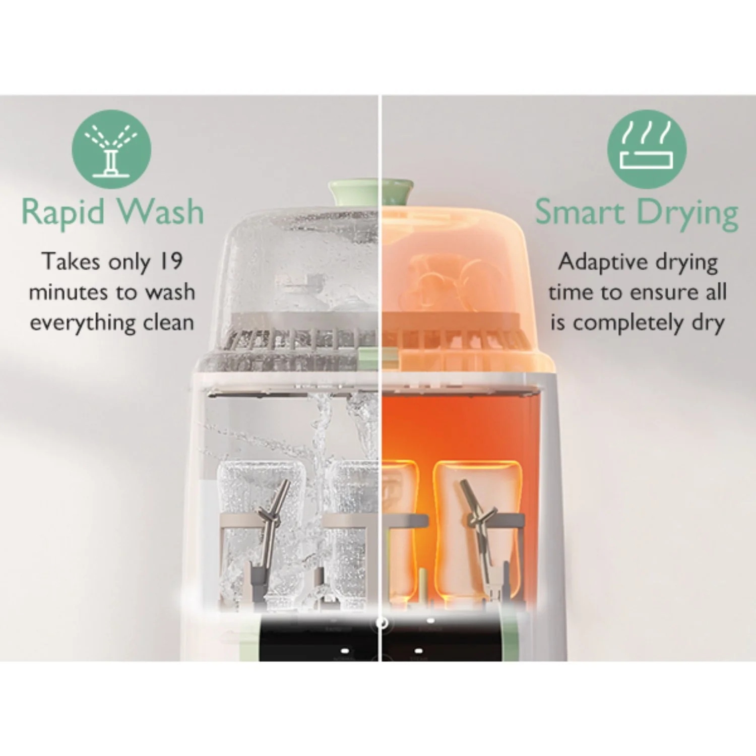 Momcozy KleanPal Pro Baby Flaskevasker - Image 14